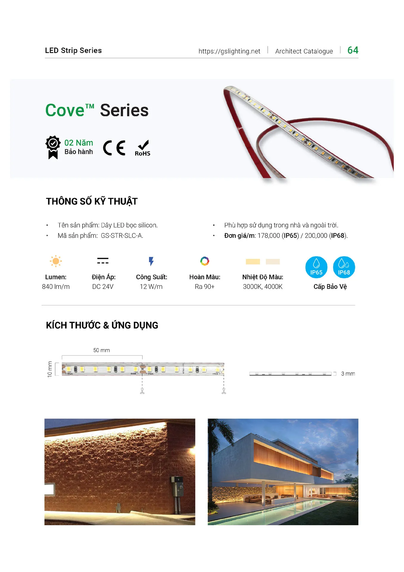 Catalogue Bảng Giá Đèn Led GS LIGHTING 2026 - Trang 64)