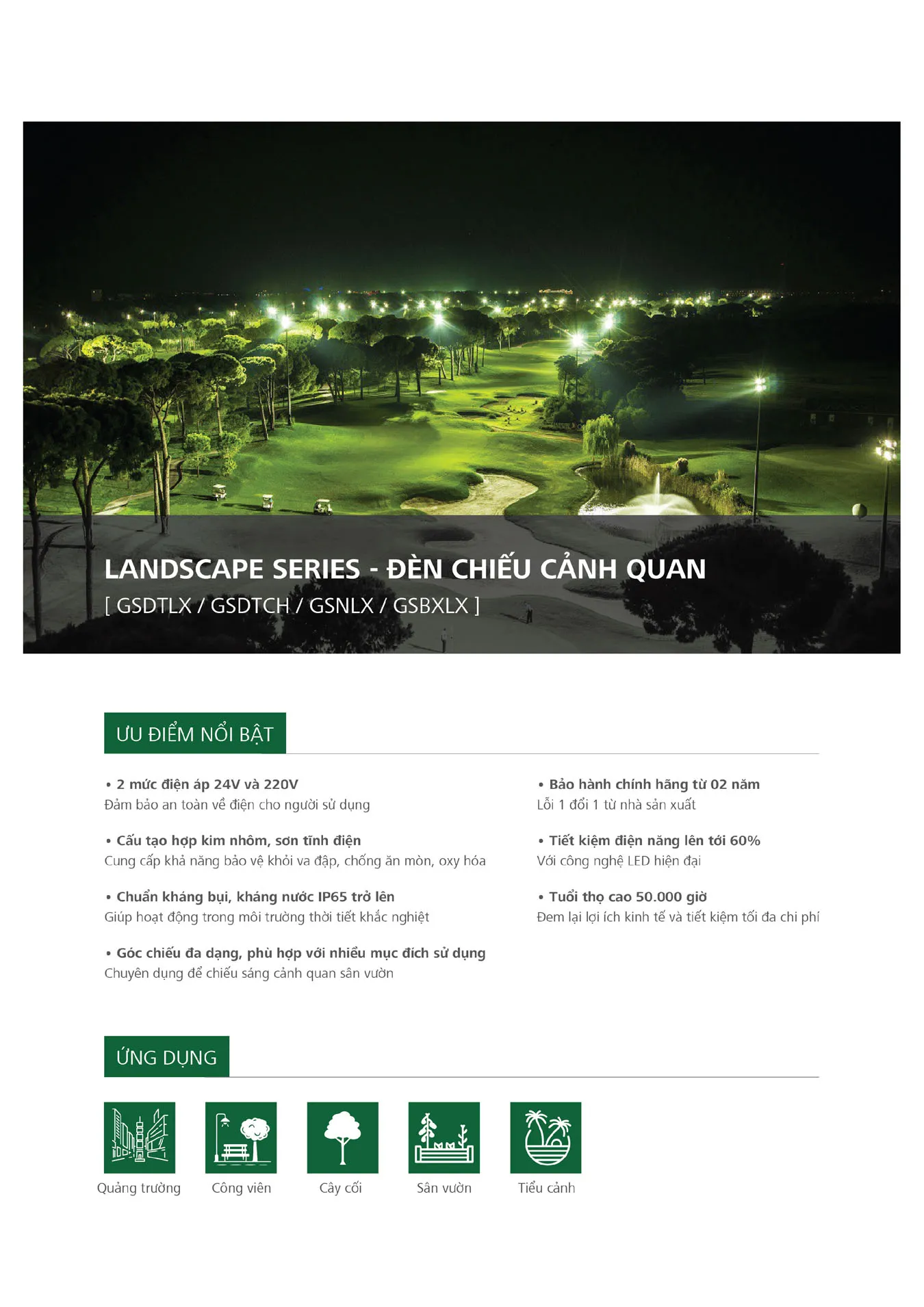 Catalogue Bảng Giá Đèn Led GS LIGHTING 2025 - Trang 90)