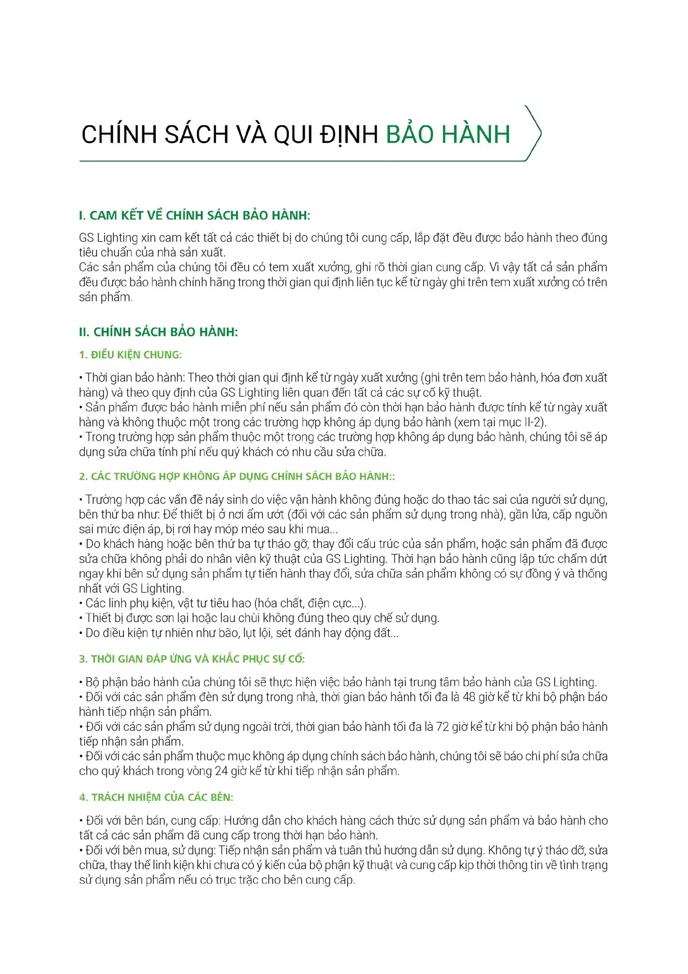 Catalogue Bảng Giá Đèn Led GS LIGHTING 2025 - Trang 127)