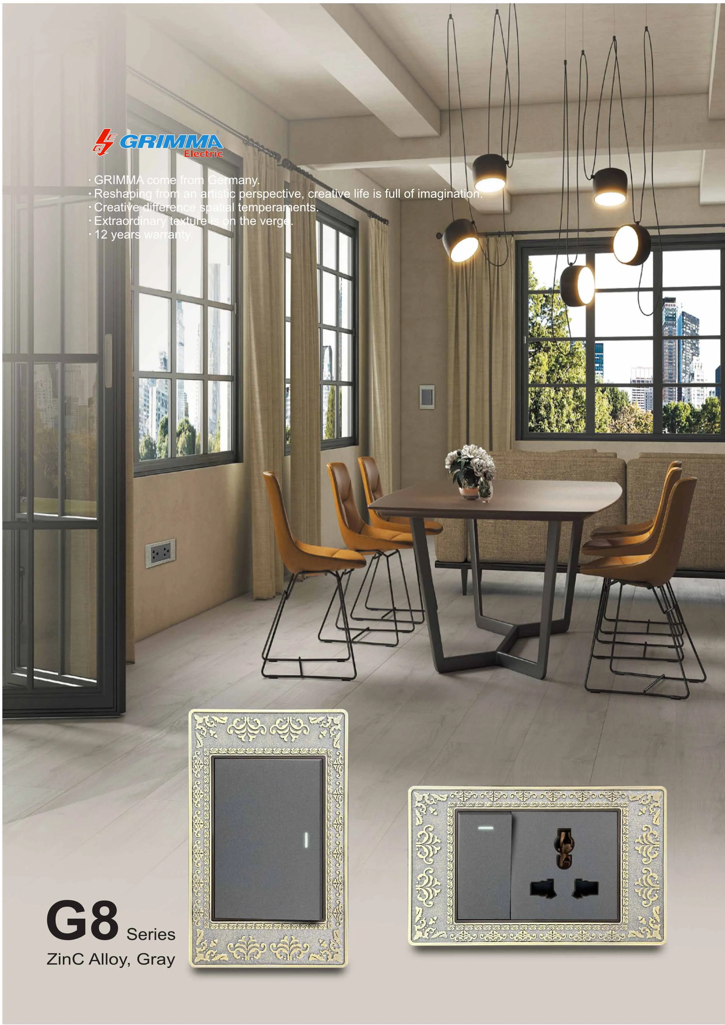 Catalogue GRIMMA 2025 (Công tắc & Ổ cắm) - Trang 5)