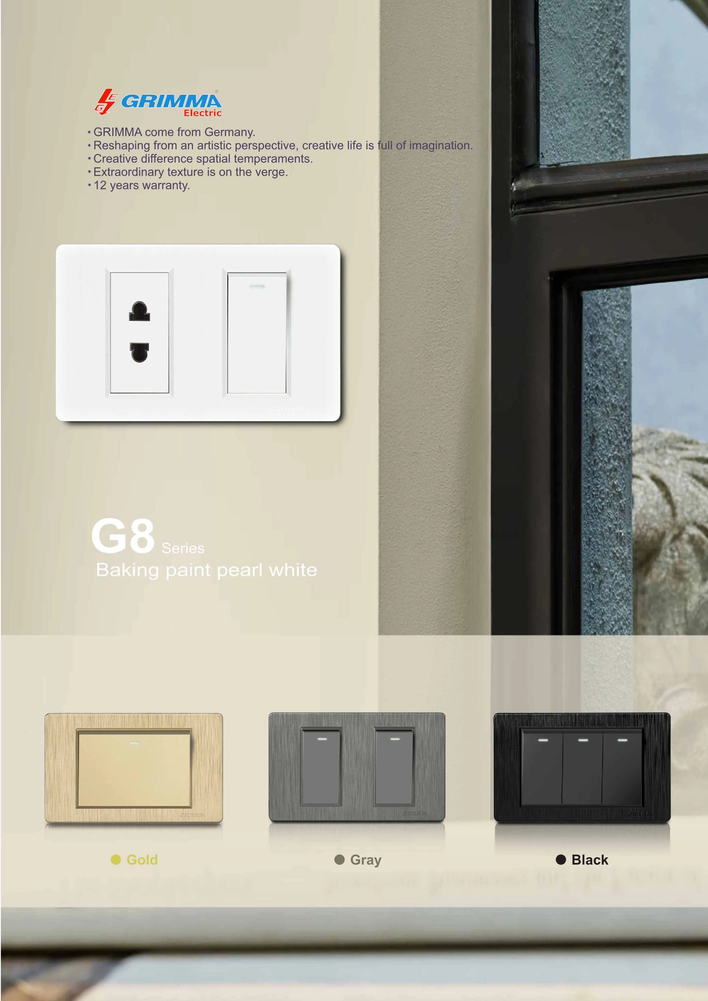 Catalogue GRIMMA 2025 (Công tắc & Ổ cắm) - Trang 23)