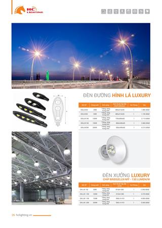 Catalogue Bảng Giá Đèn HC Lighting 2021 - Trang 26)