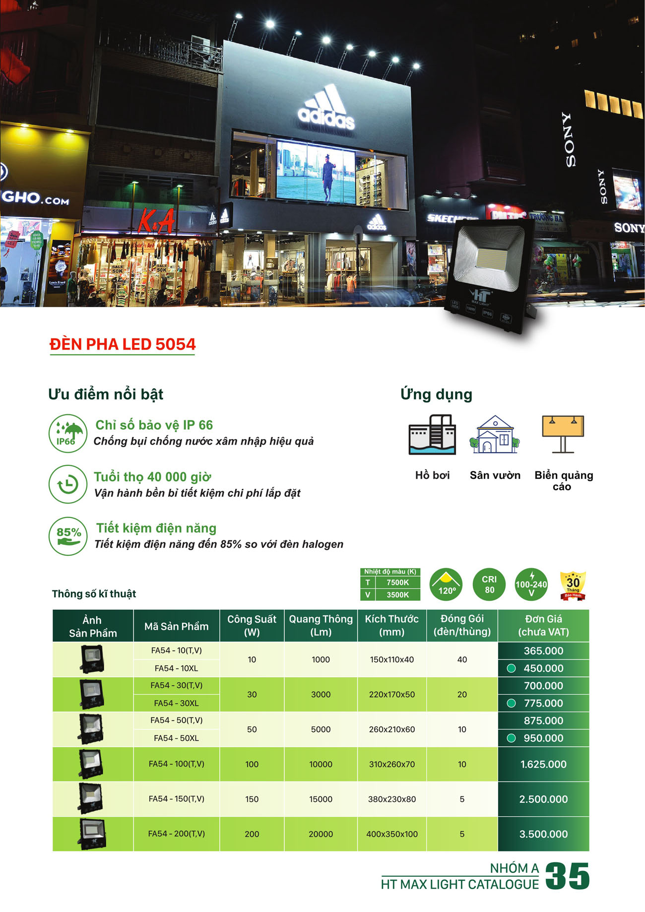 Bảng Giá Đèn Led HT Max Light 2025 - Trang 35)