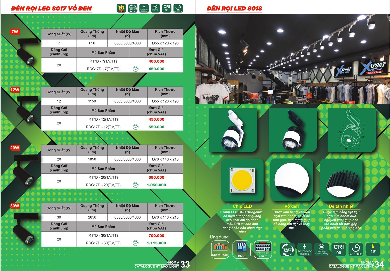 Bảng Giá Đèn Led HT Max Light 2022 - Trang 17)