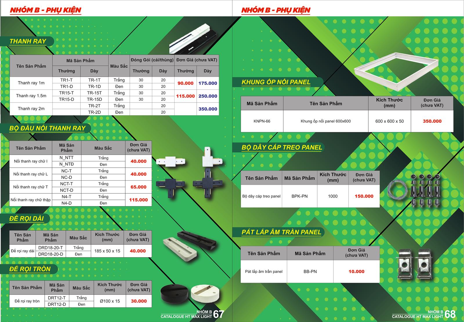Bảng Giá Đèn Led HT Max Light 2022 - Trang 34)