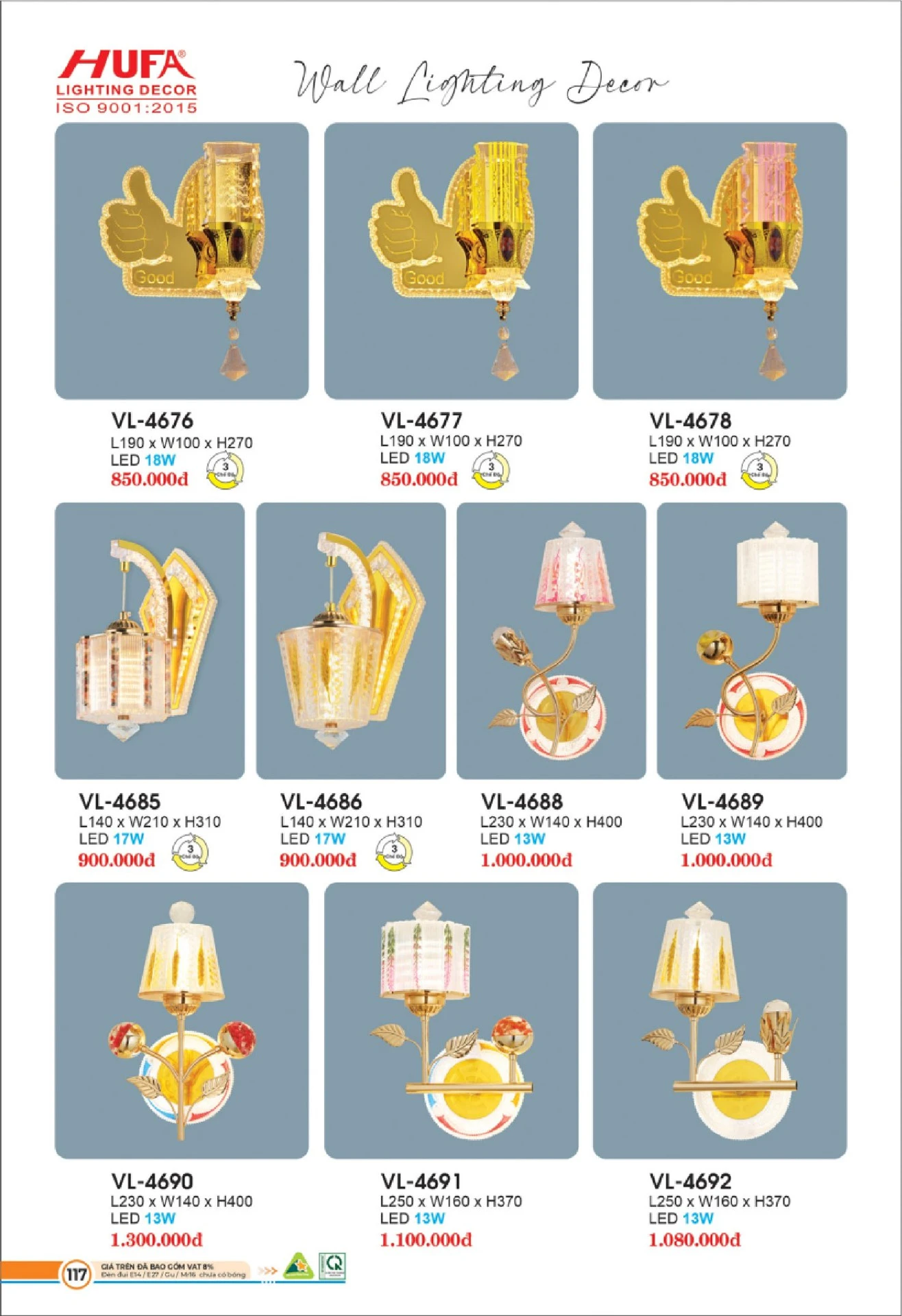 Bảng Giá Đèn Chiếu Sáng LED HUFA 2026 - Trang 118)