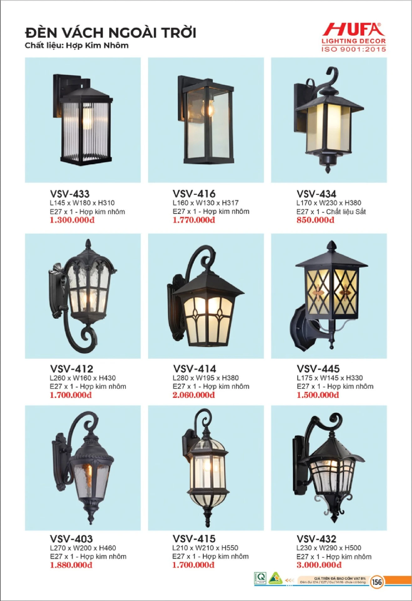 Bảng Giá Đèn Chiếu Sáng LED HUFA 2026 - Trang 157)