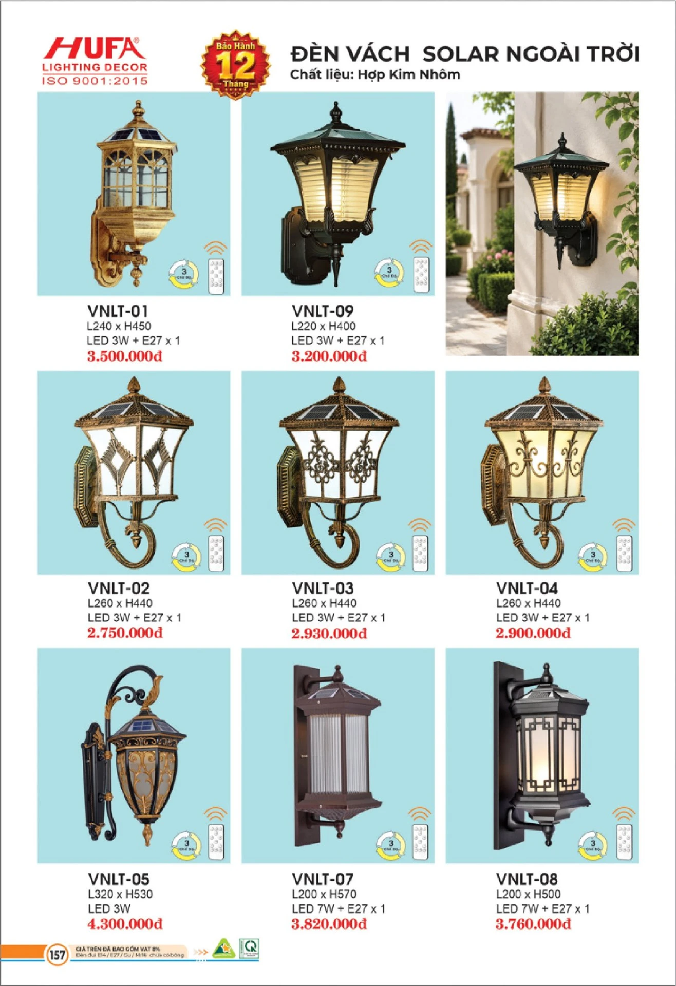 Bảng Giá Đèn Chiếu Sáng LED HUFA 2026 - Trang 158)