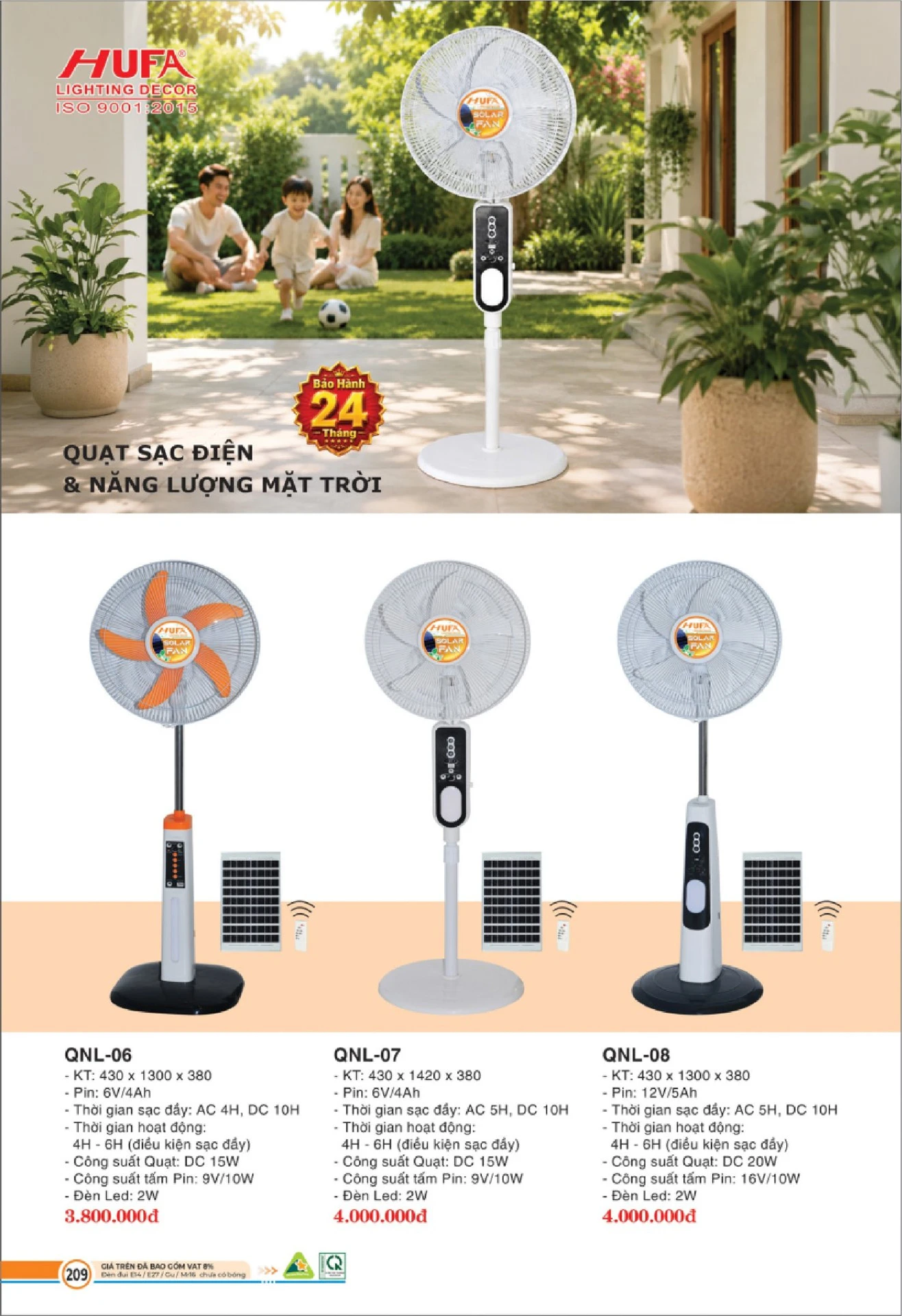 Bảng Giá Đèn Chiếu Sáng LED HUFA 2026 - Trang 210)