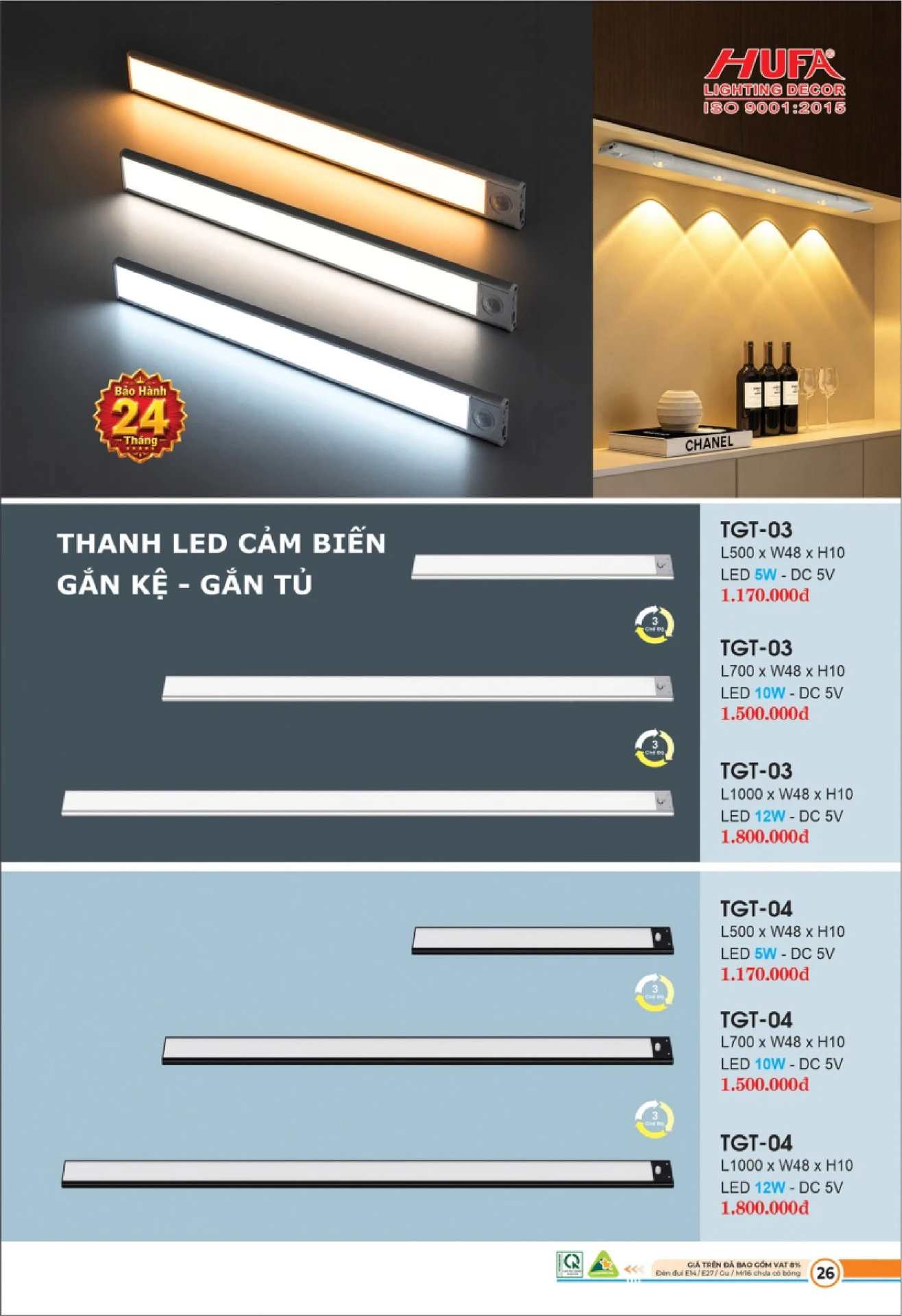 Bảng Giá Đèn Chiếu Sáng LED HUFA 2026 - Trang 27)