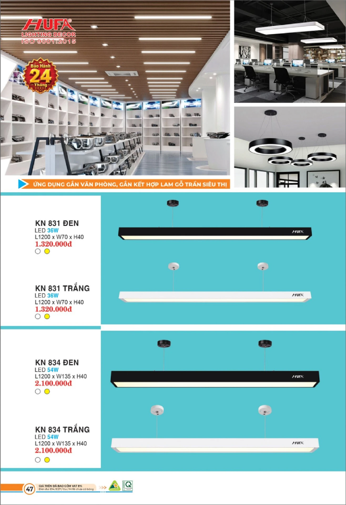 Bảng Giá Đèn Chiếu Sáng LED HUFA 2026 - Trang 48)