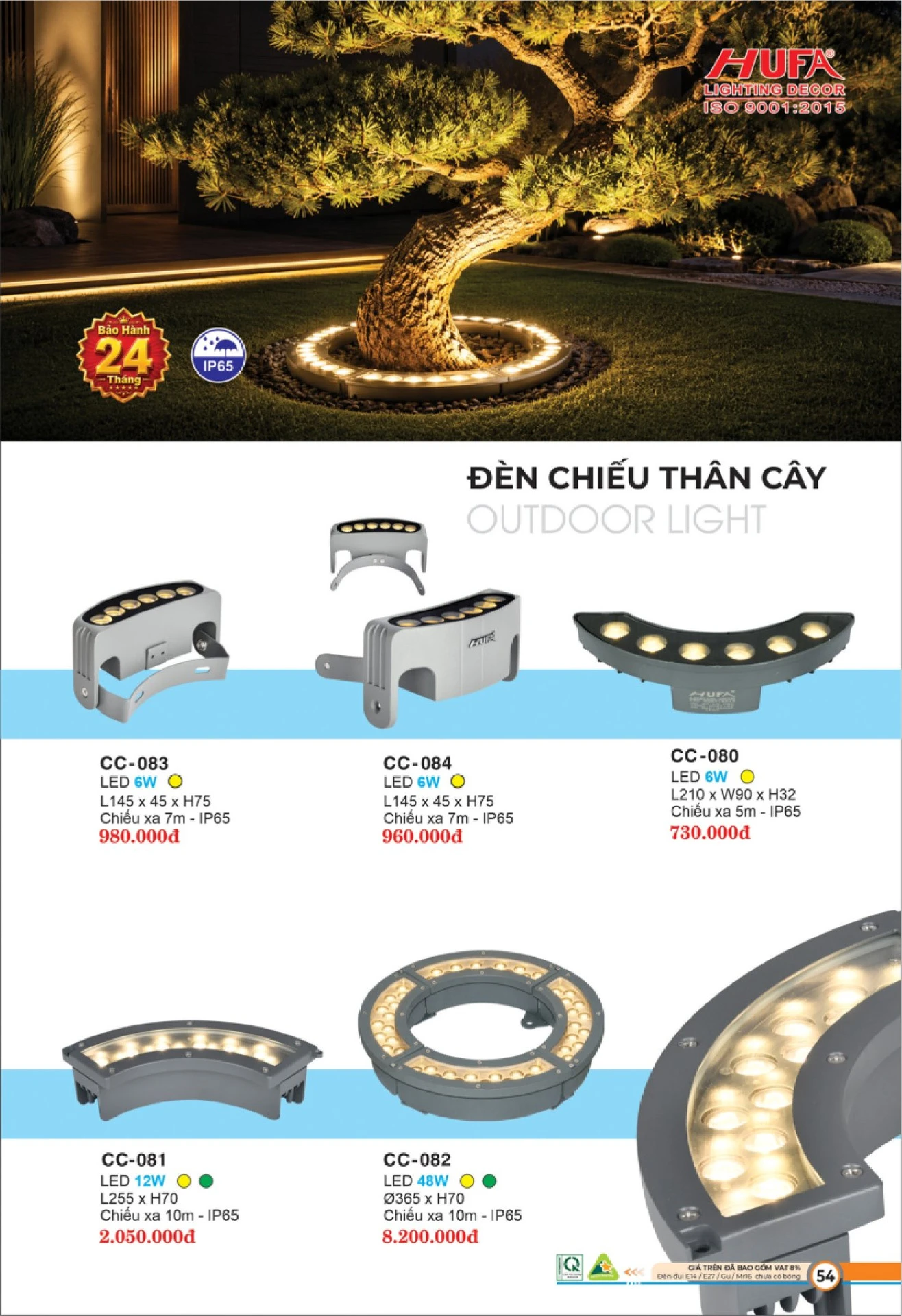 Bảng Giá Đèn Chiếu Sáng LED HUFA 2026 - Trang 55)