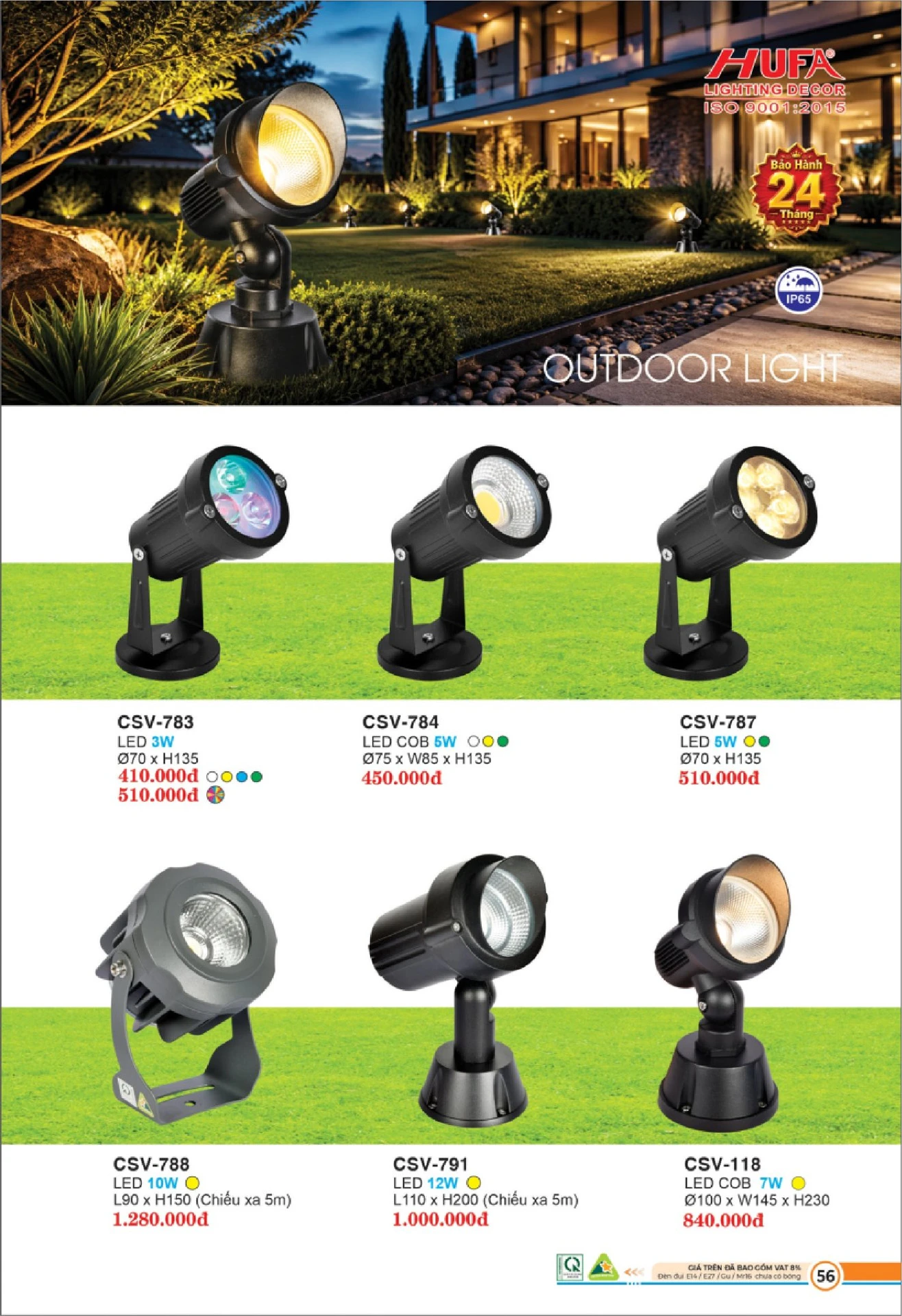 Bảng Giá Đèn Chiếu Sáng LED HUFA 2026 - Trang 57)