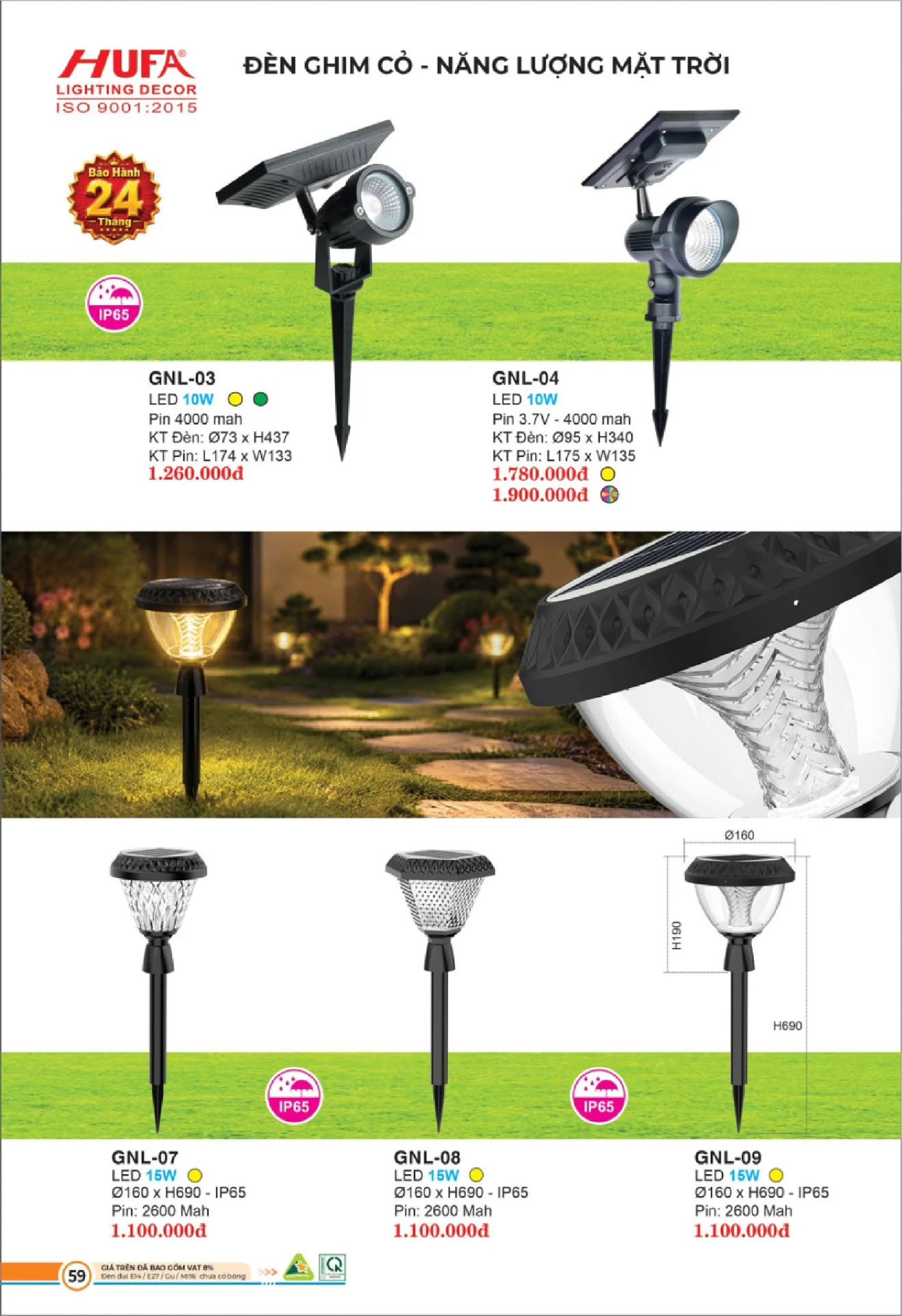 Bảng Giá Đèn Chiếu Sáng LED HUFA 2026 - Trang 60)