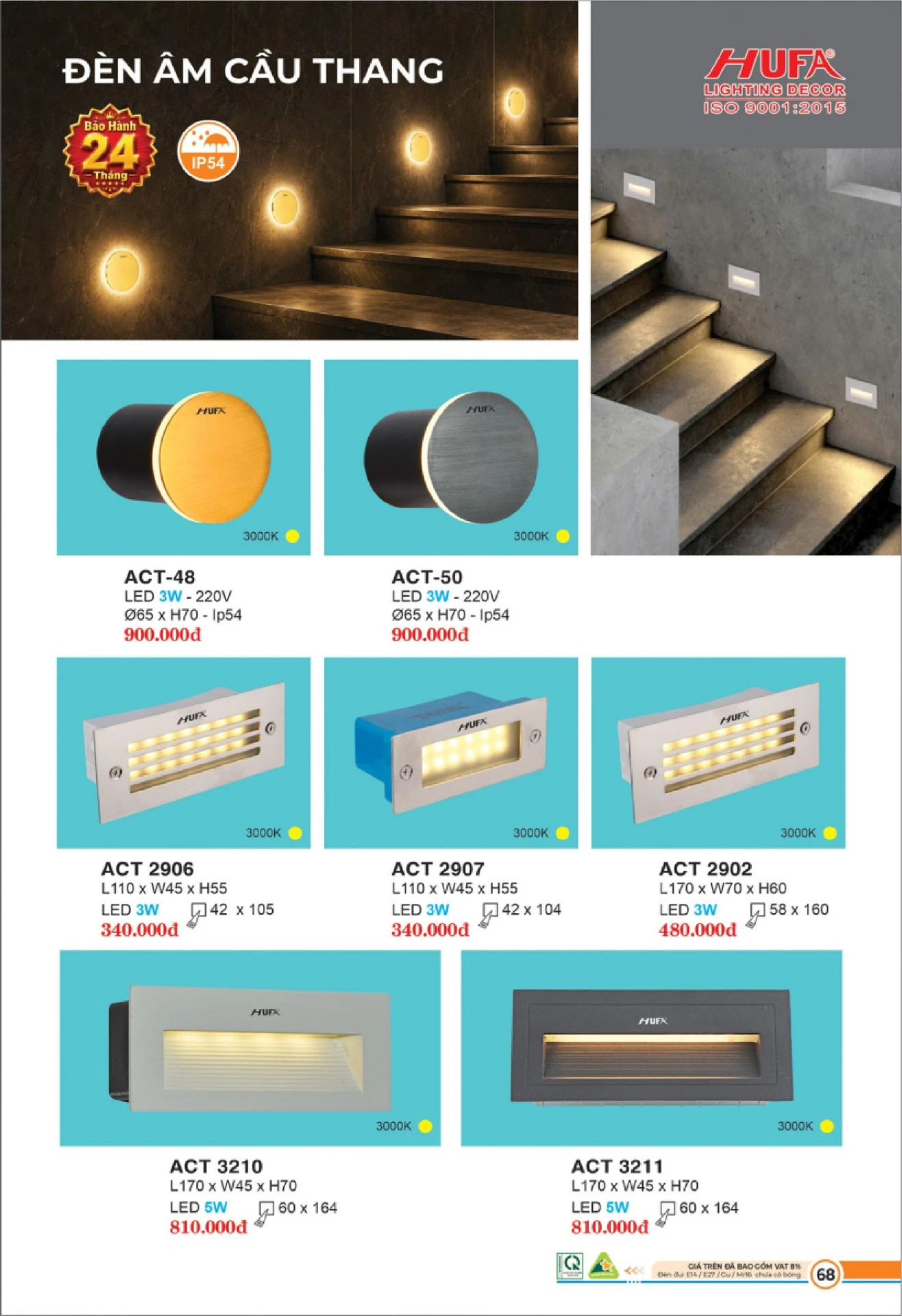 Bảng Giá Đèn Chiếu Sáng LED HUFA 2026 - Trang 69)