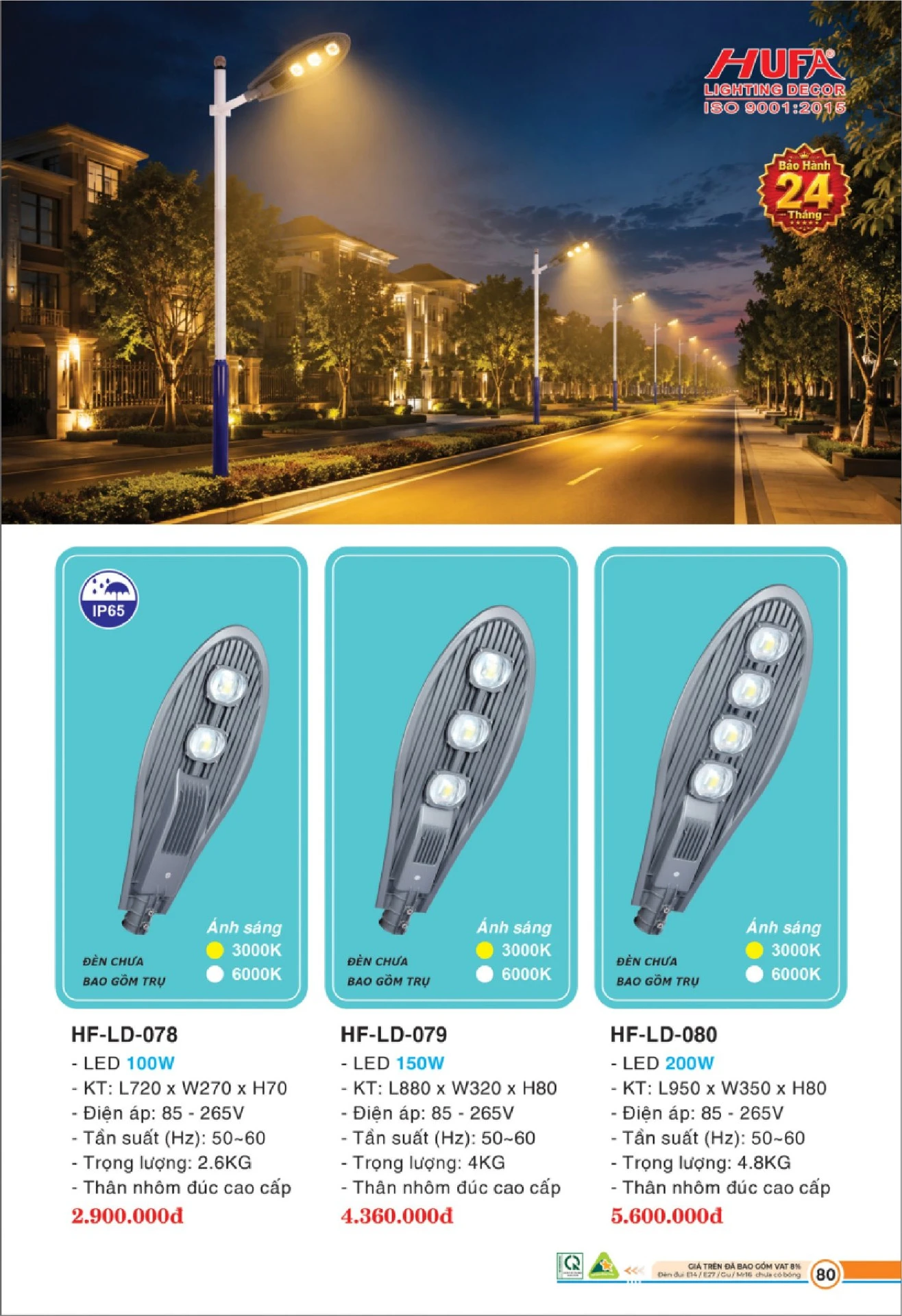 Bảng Giá Đèn Chiếu Sáng LED HUFA 2026 - Trang 81)