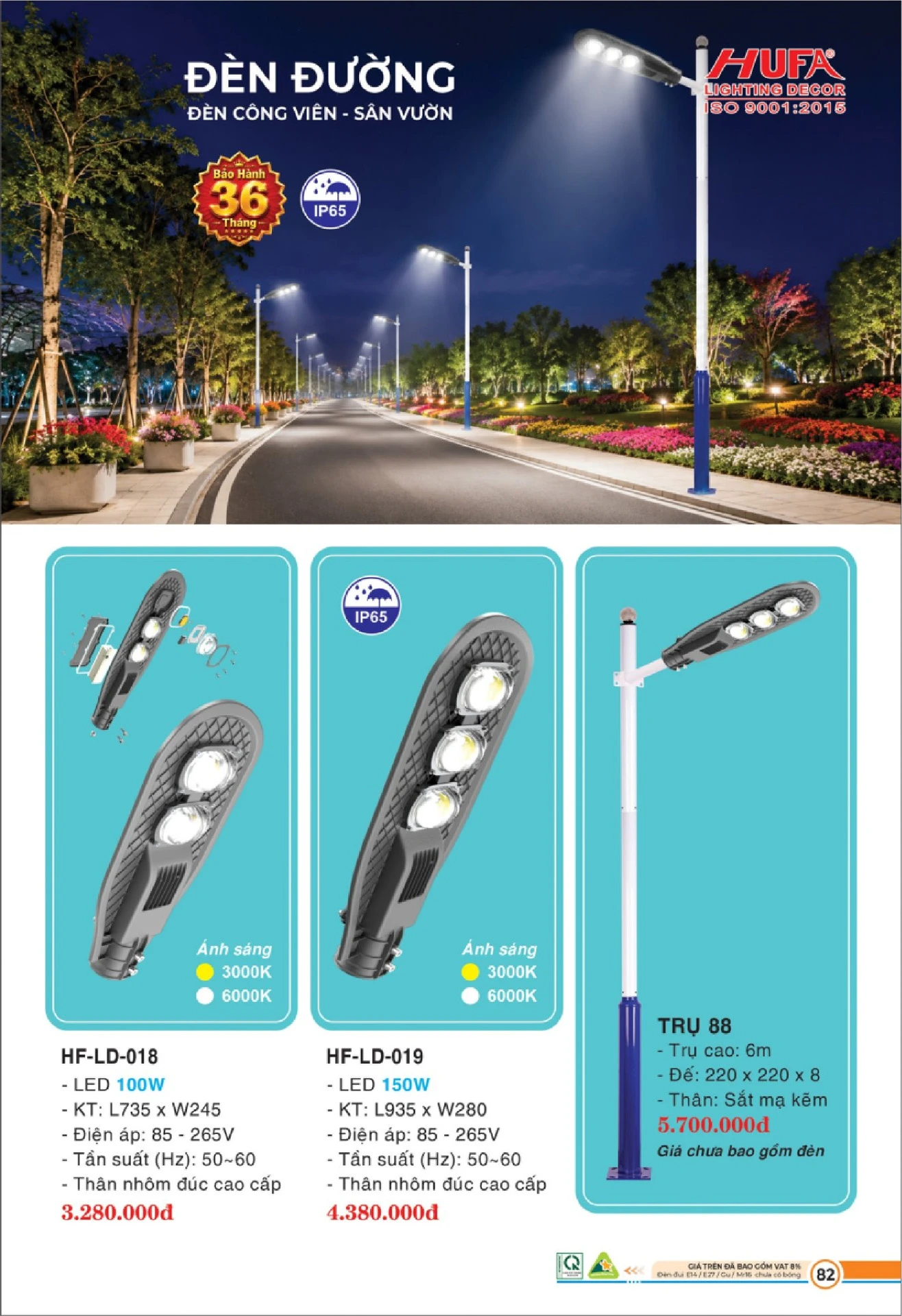 Bảng Giá Đèn Chiếu Sáng LED HUFA 2026 - Trang 83)
