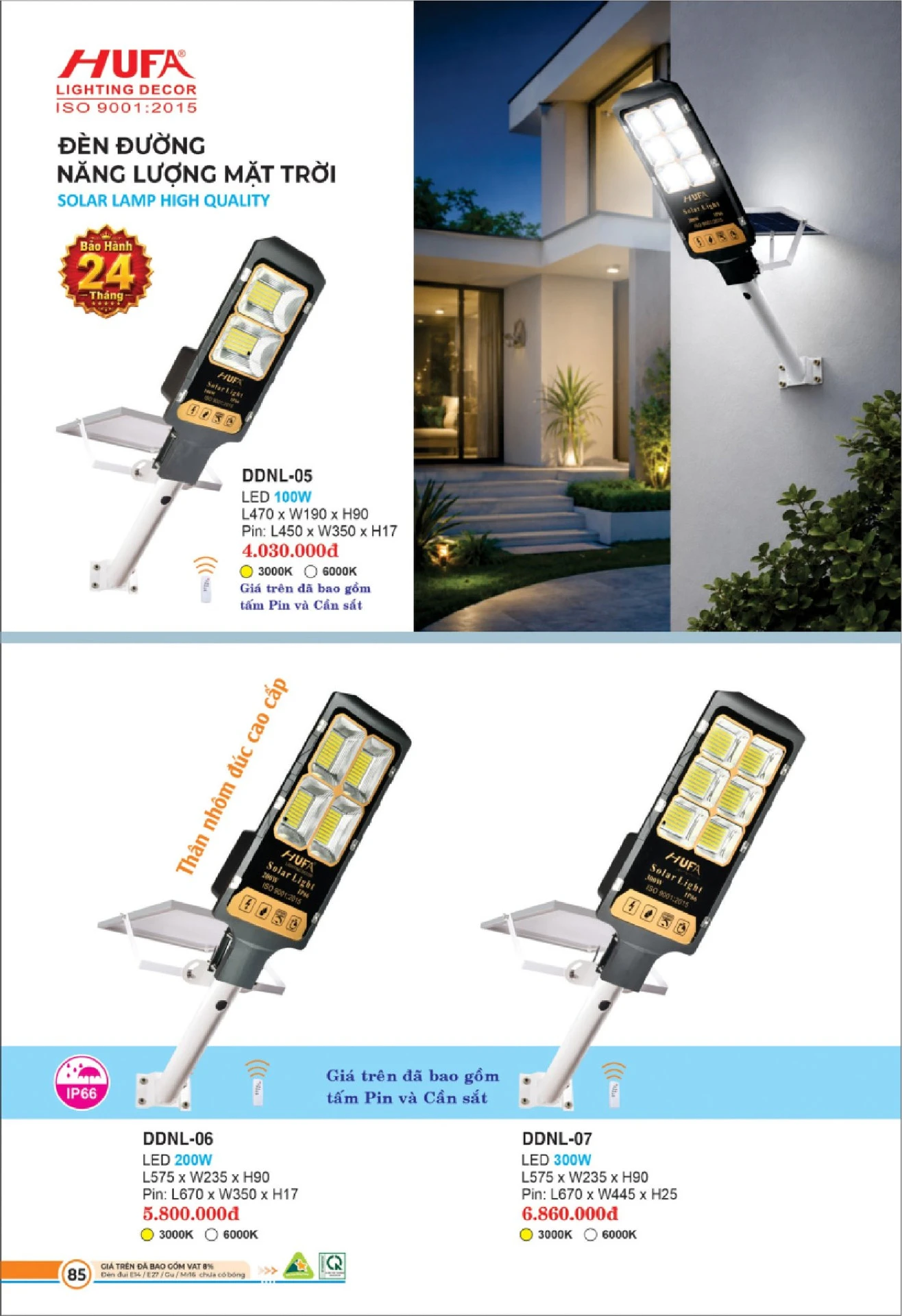 Bảng Giá Đèn Chiếu Sáng LED HUFA 2026 - Trang 86)