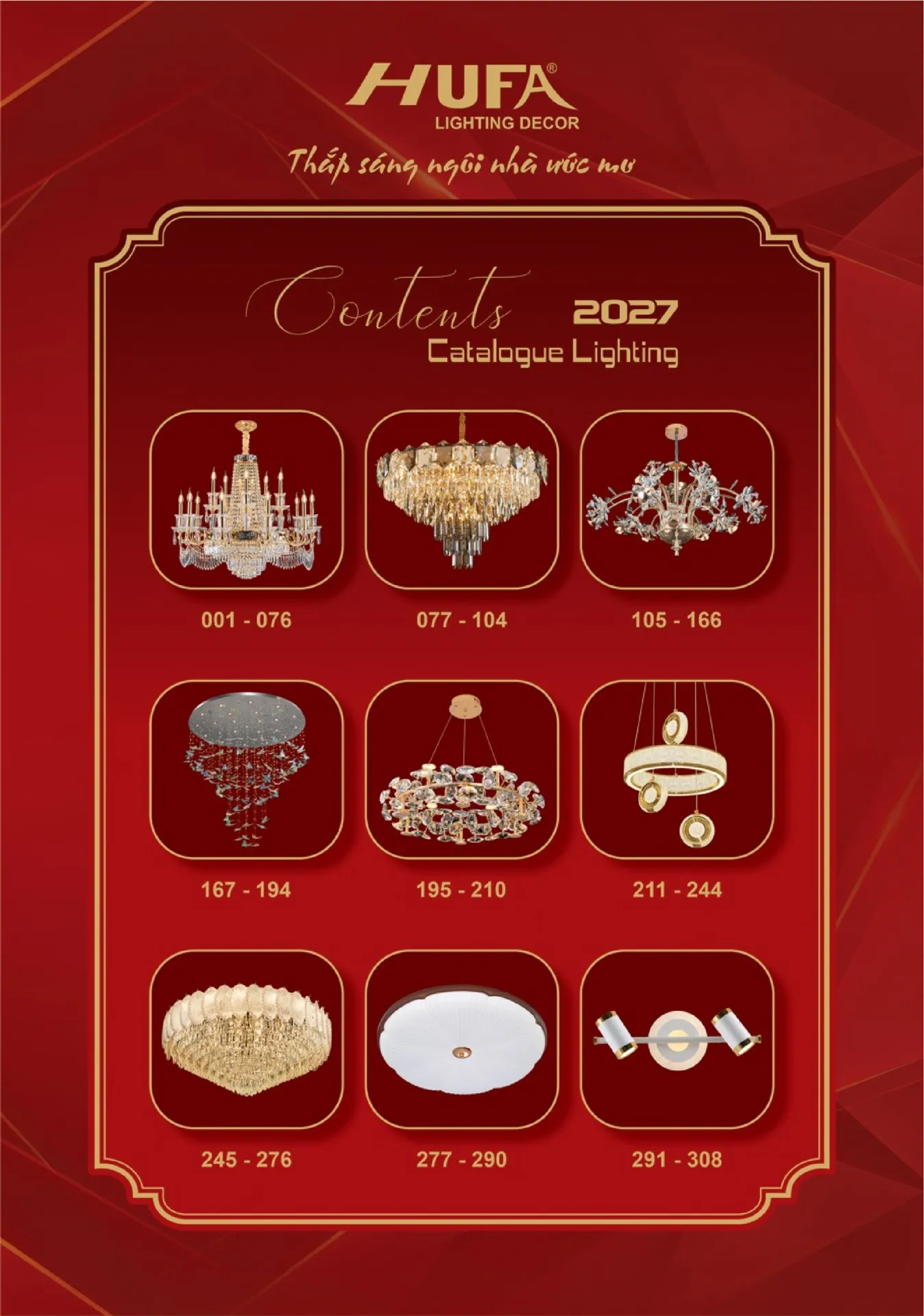 Catalogue ĐÈN TRANG TRÍ HUFA 2026 - Trang 3)