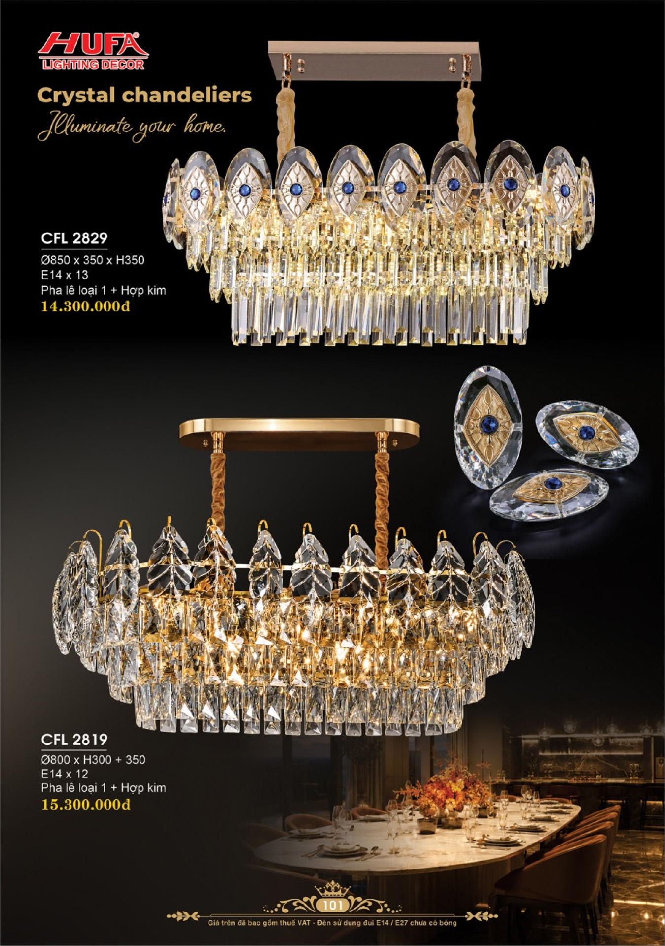 Catalogue ĐÈN TRANG TRÍ HUFA 2026 - Trang 104)