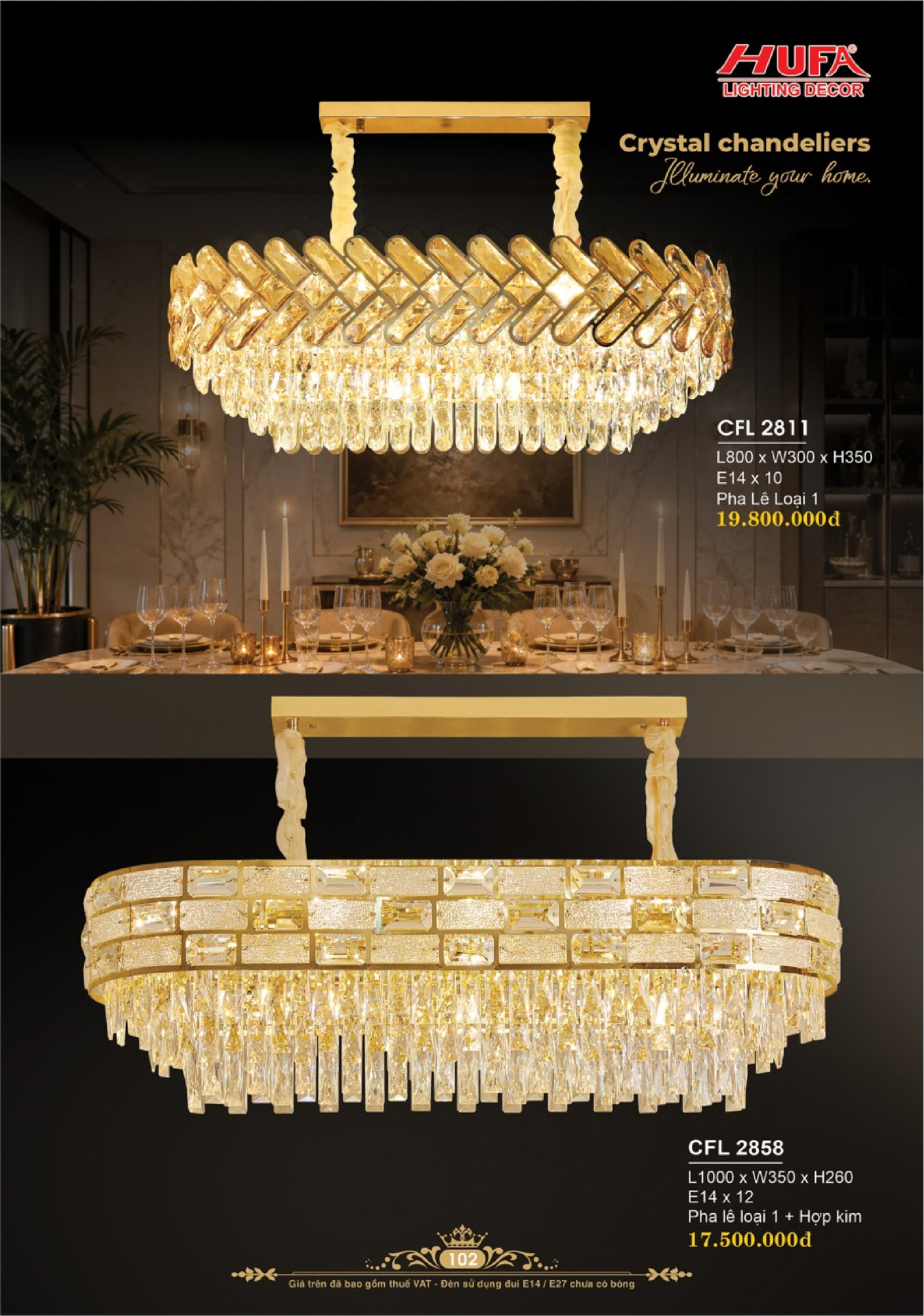 Catalogue ĐÈN TRANG TRÍ HUFA 2026 - Trang 105)