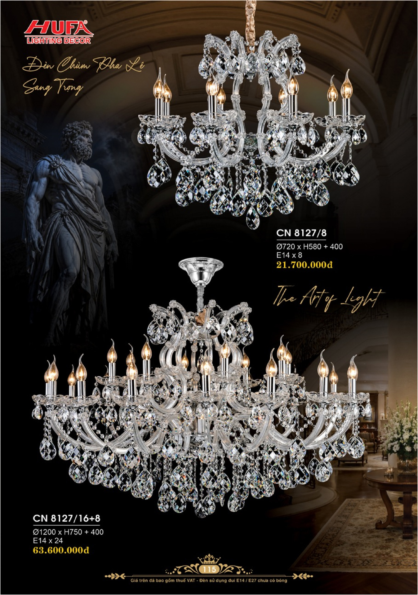 Catalogue ĐÈN TRANG TRÍ HUFA 2026 - Trang 118)