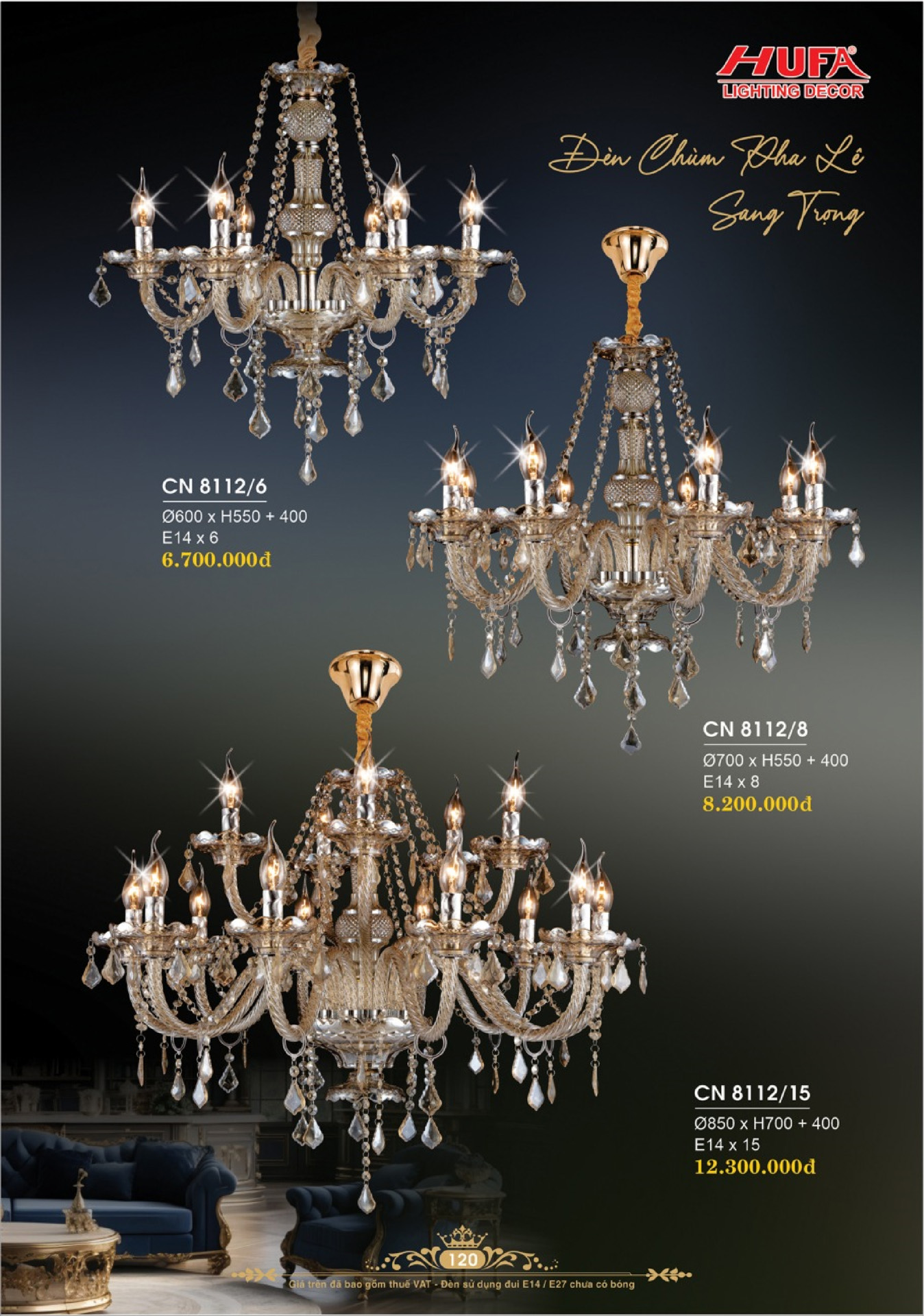 Catalogue ĐÈN TRANG TRÍ HUFA 2026 - Trang 123)