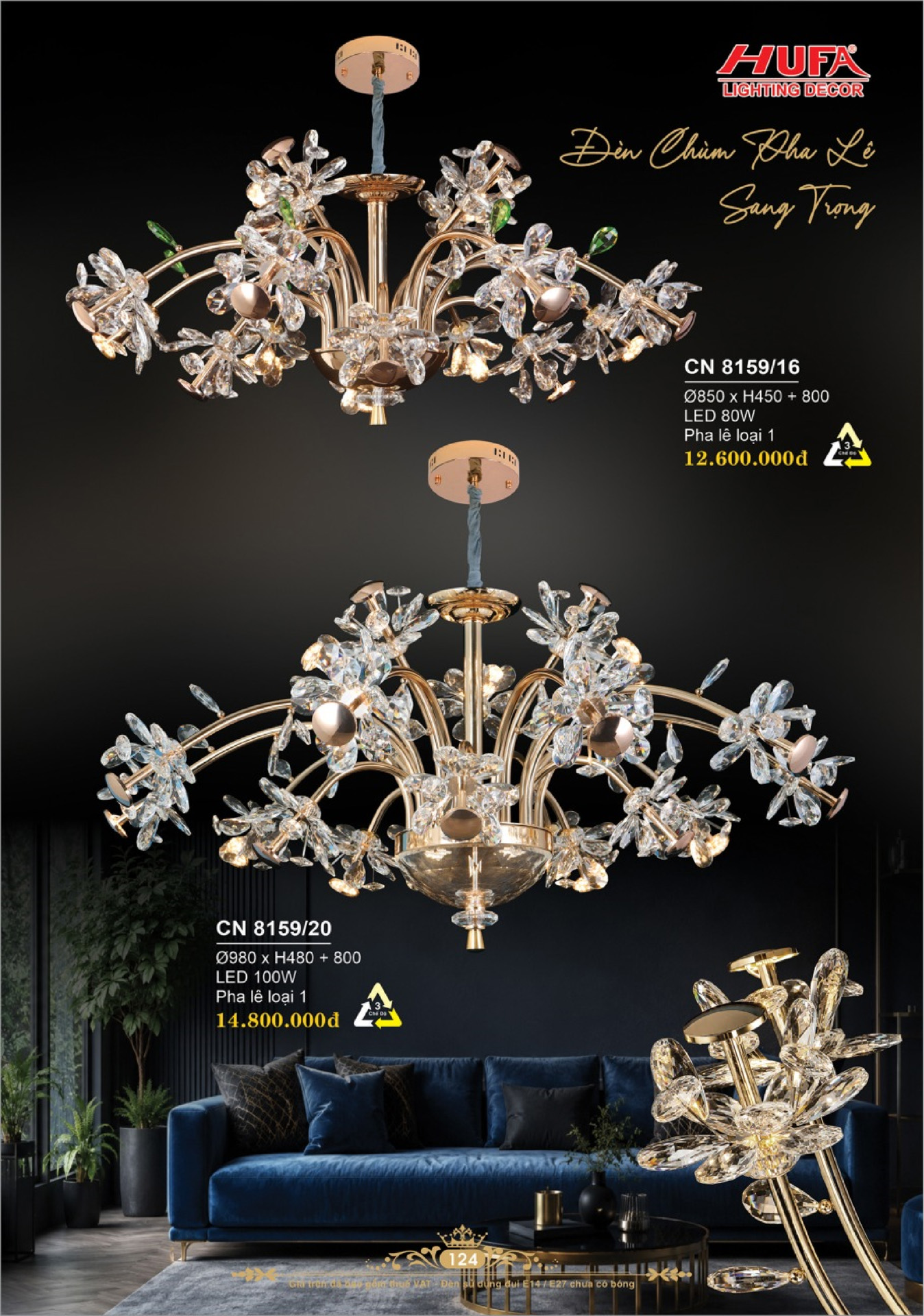 Catalogue ĐÈN TRANG TRÍ HUFA 2026 - Trang 127)