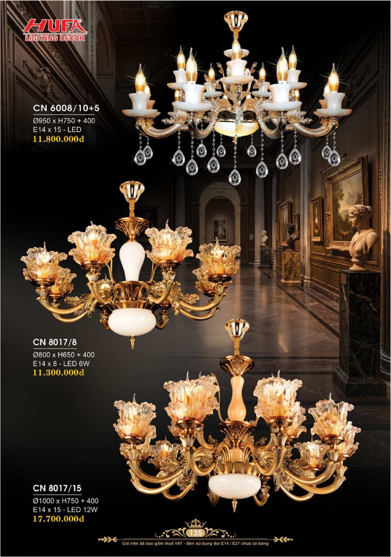 Catalogue ĐÈN TRANG TRÍ HUFA 2026 - Trang 138)