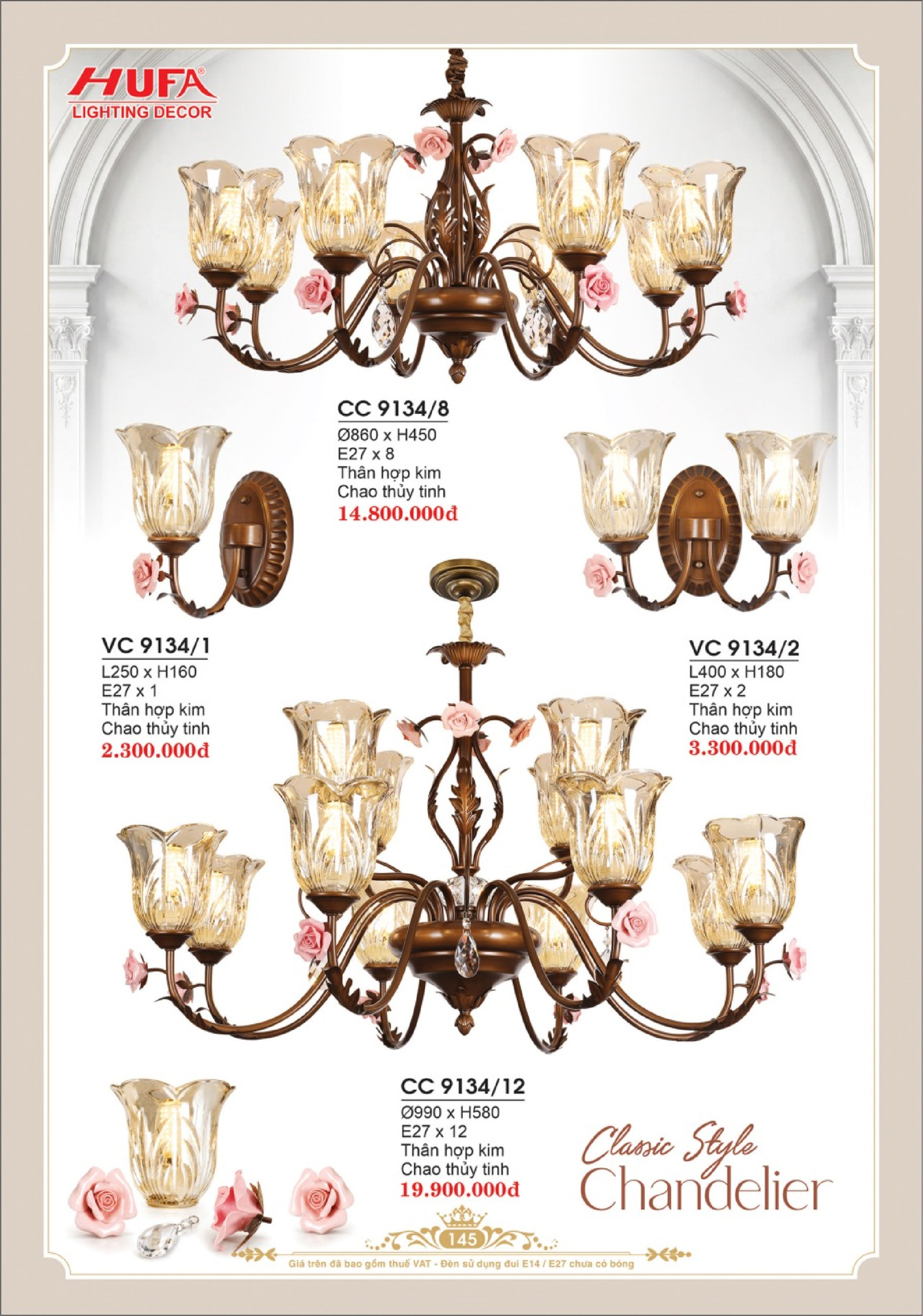Catalogue ĐÈN TRANG TRÍ HUFA 2026 - Trang 148)