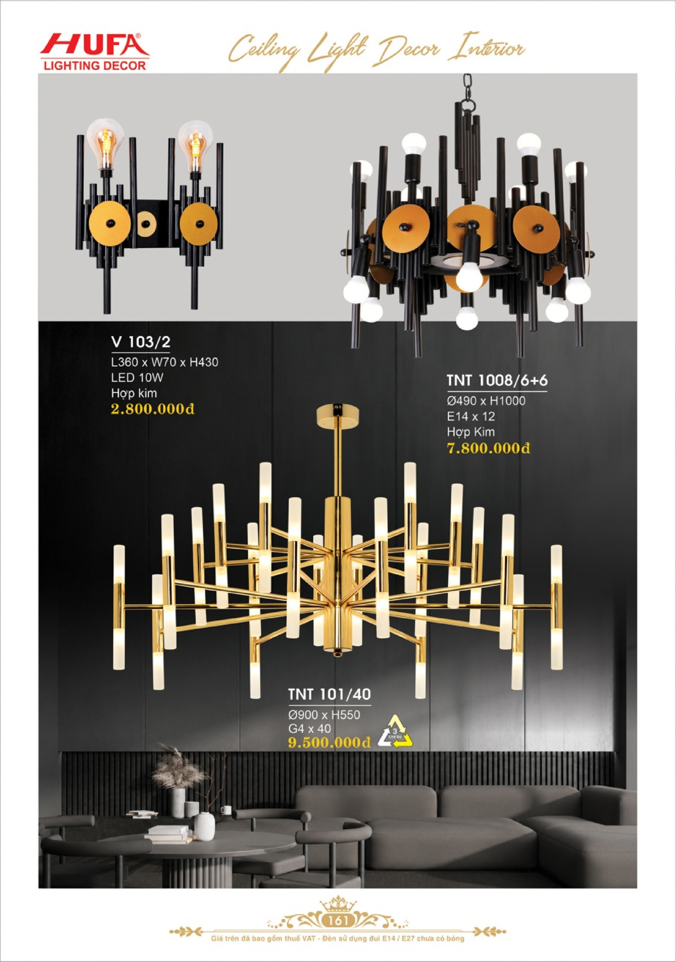 Catalogue ĐÈN TRANG TRÍ HUFA 2026 - Trang 164)