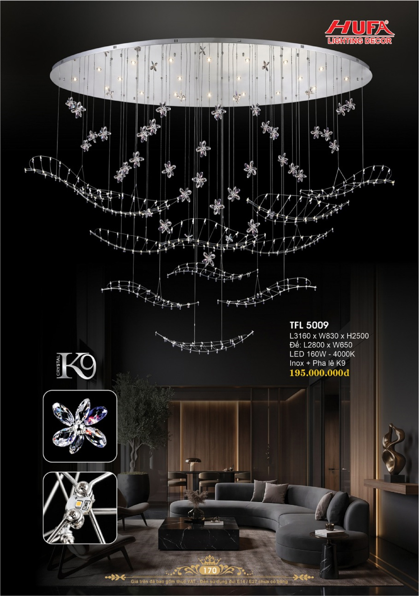 Catalogue ĐÈN TRANG TRÍ HUFA 2026 - Trang 173)