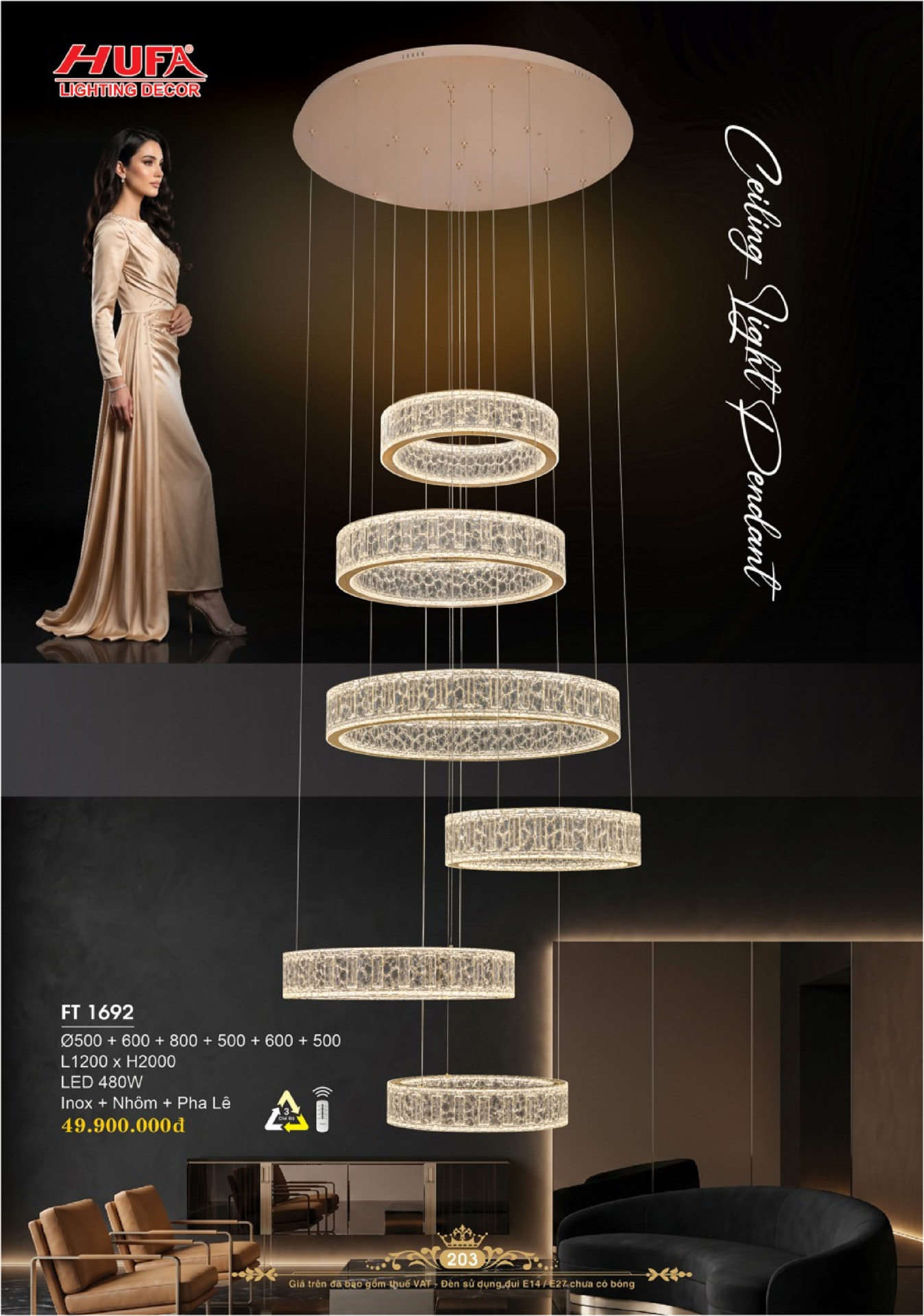 Catalogue ĐÈN TRANG TRÍ HUFA 2026 - Trang 206)
