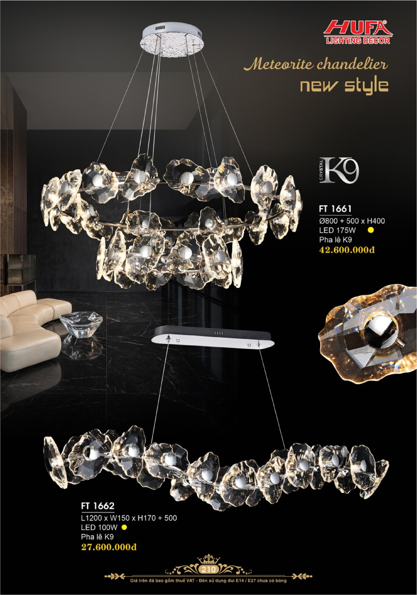Catalogue ĐÈN TRANG TRÍ HUFA 2026 - Trang 213)