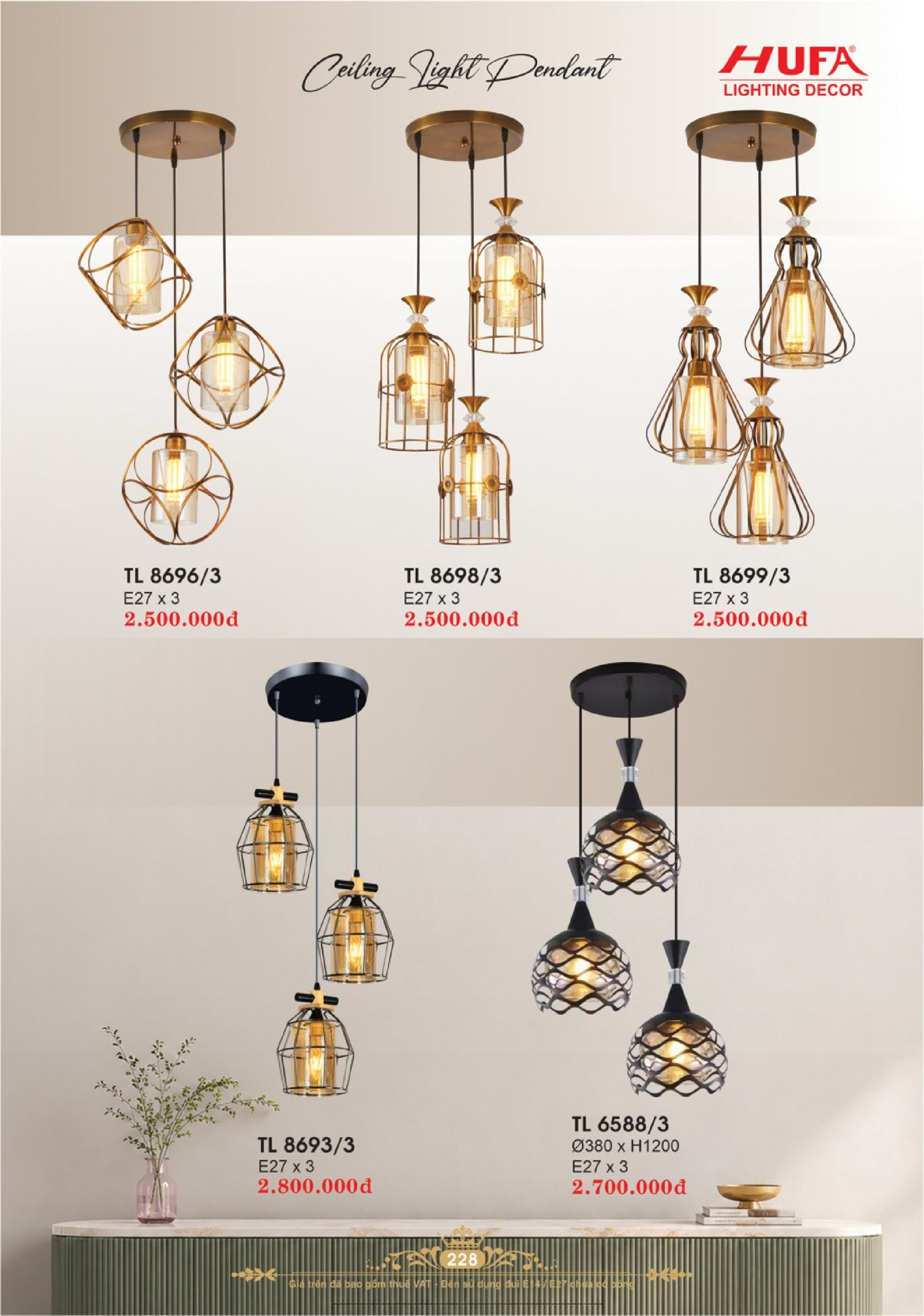 Catalogue ĐÈN TRANG TRÍ HUFA 2026 - Trang 231)