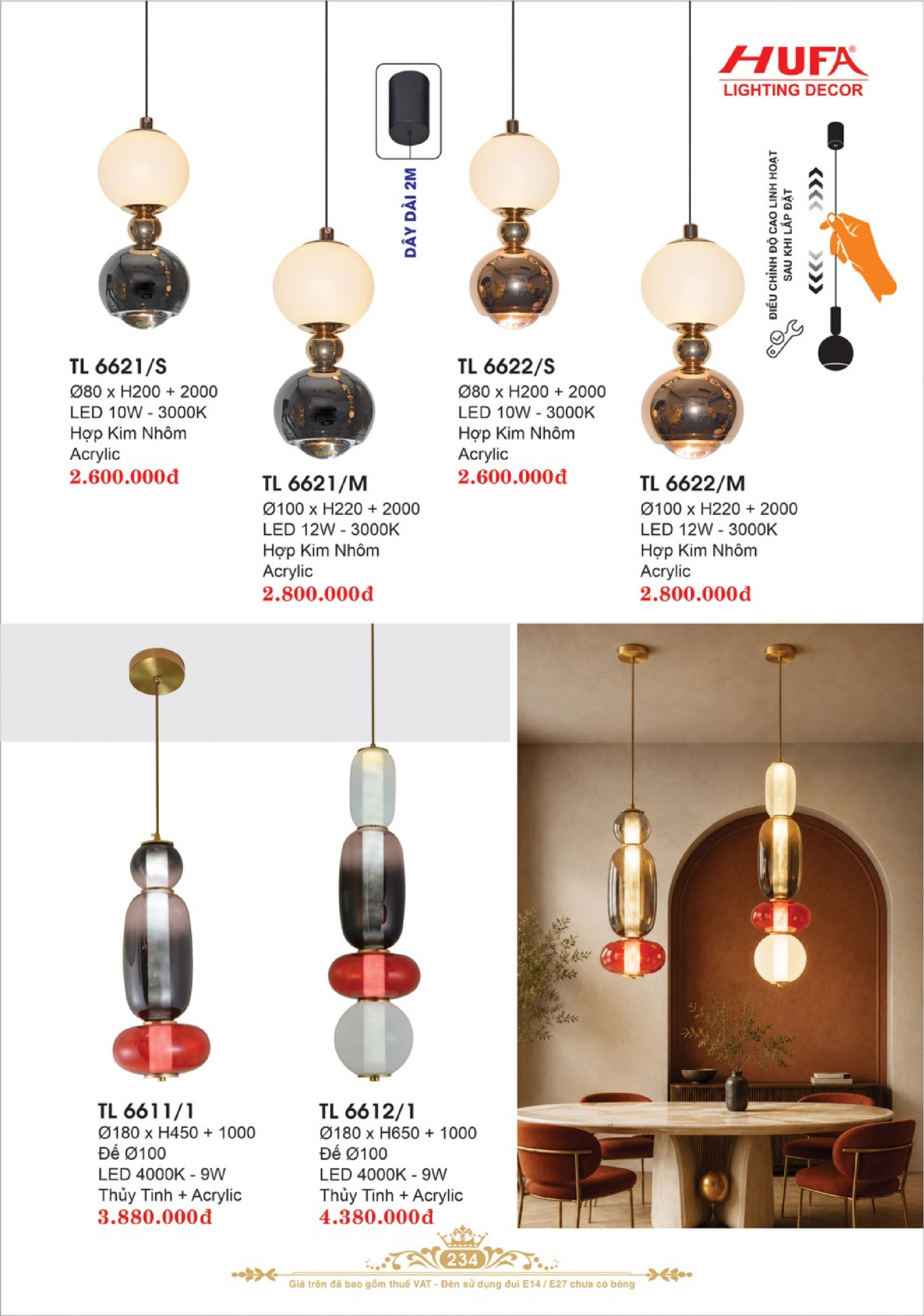 Catalogue ĐÈN TRANG TRÍ HUFA 2026 - Trang 237)