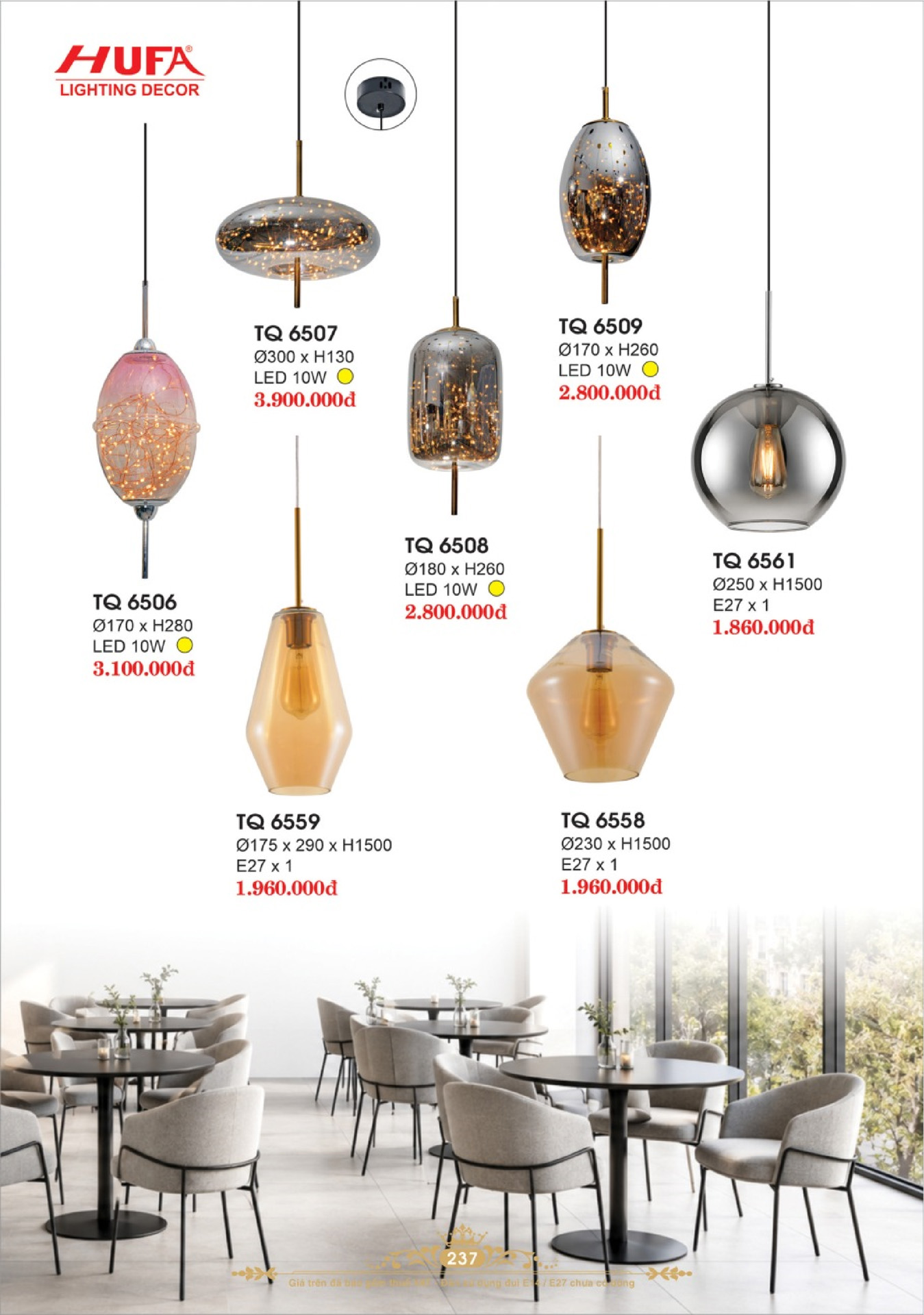 Catalogue ĐÈN TRANG TRÍ HUFA 2026 - Trang 240)