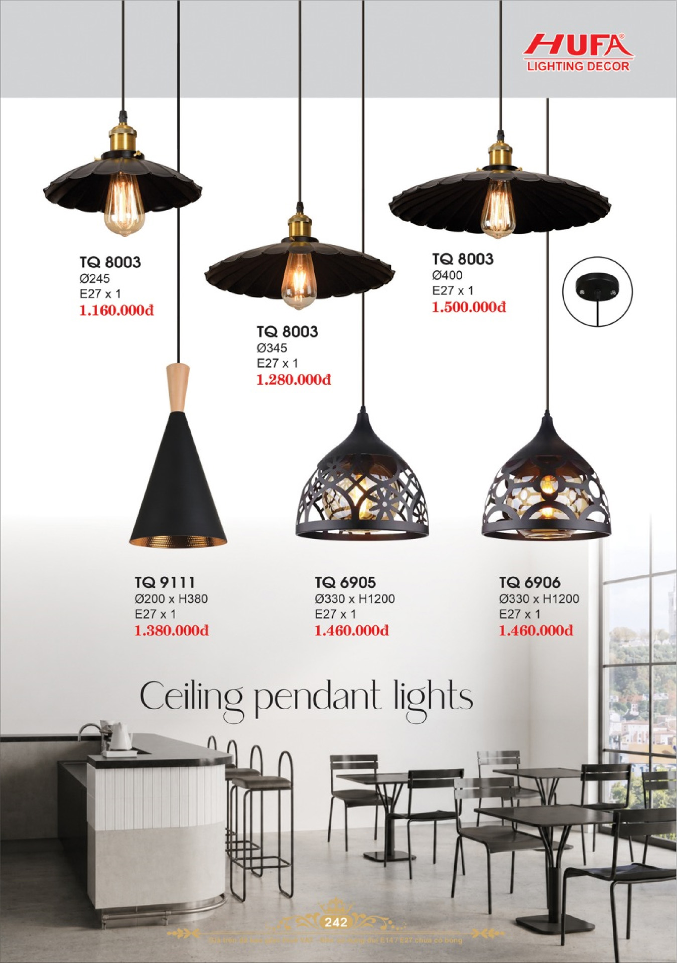 Catalogue ĐÈN TRANG TRÍ HUFA 2026 - Trang 245)