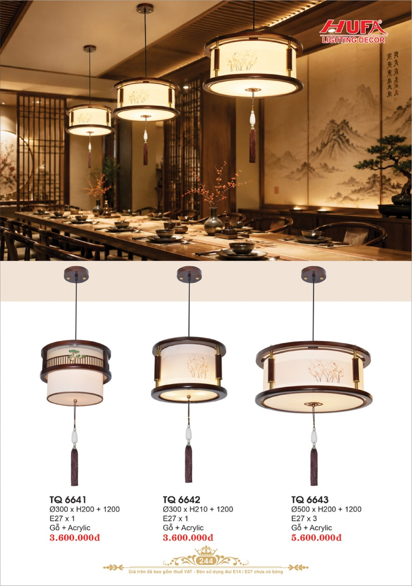 Catalogue ĐÈN TRANG TRÍ HUFA 2026 - Trang 247)
