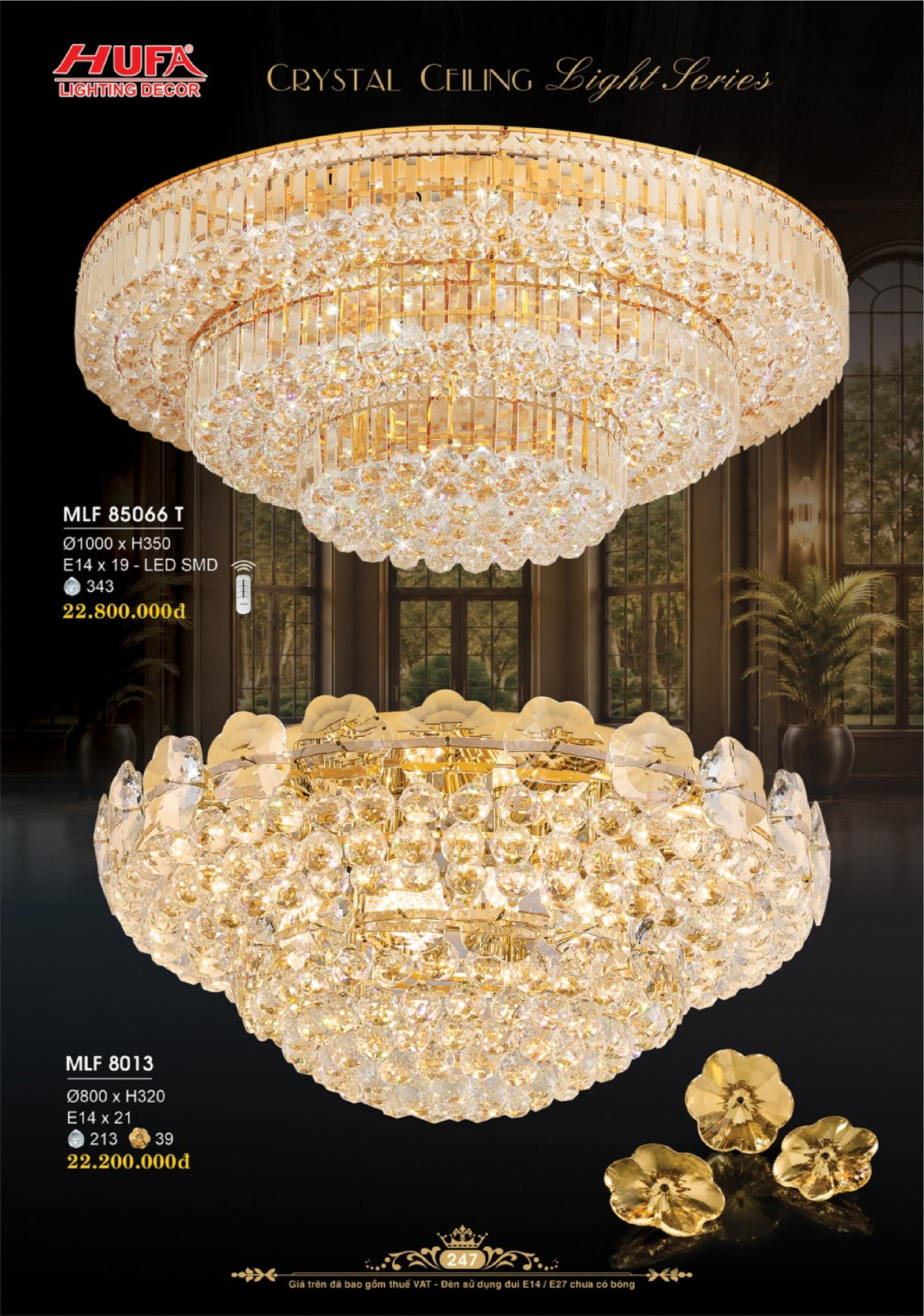 Catalogue ĐÈN TRANG TRÍ HUFA 2026 - Trang 250)