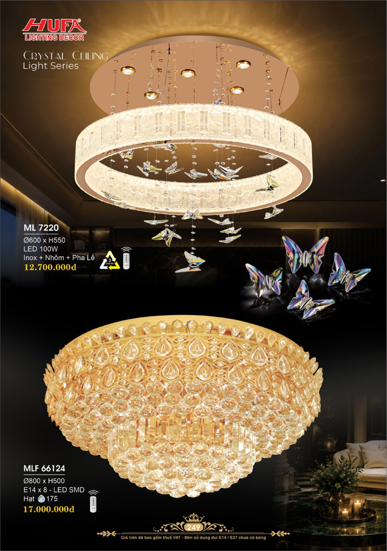 Catalogue ĐÈN TRANG TRÍ HUFA 2026 - Trang 252)