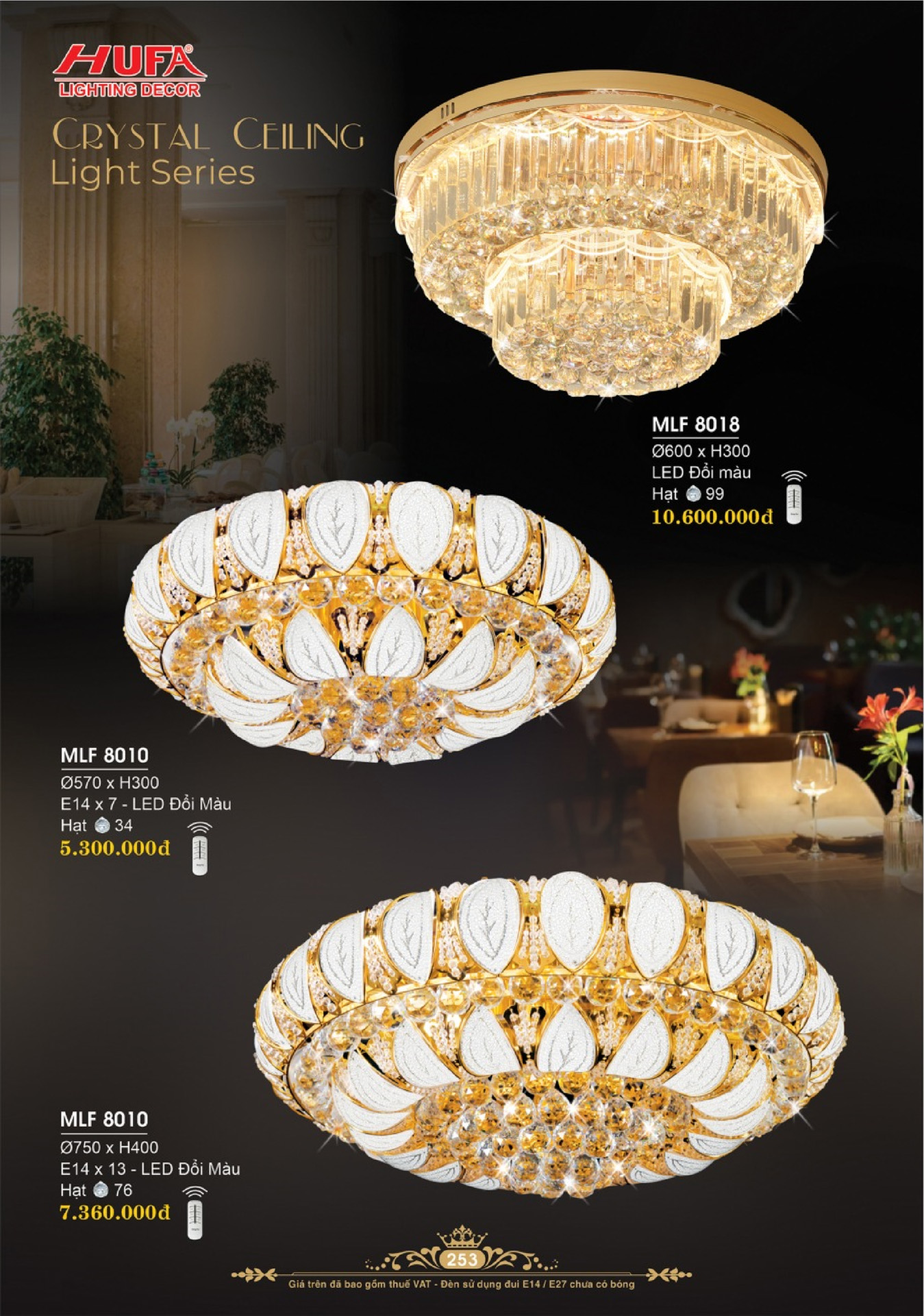 Catalogue ĐÈN TRANG TRÍ HUFA 2026 - Trang 256)