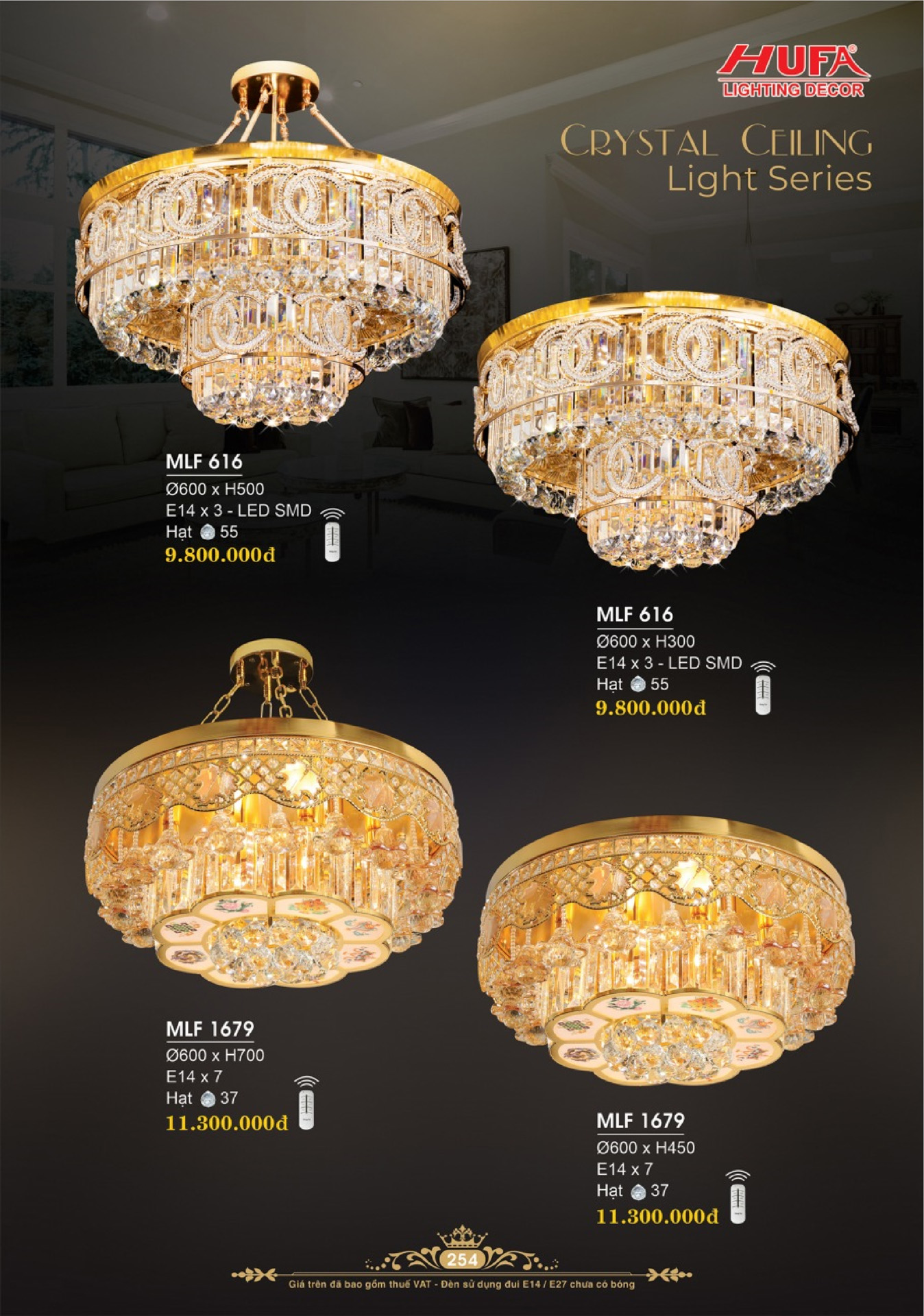 Catalogue ĐÈN TRANG TRÍ HUFA 2026 - Trang 257)