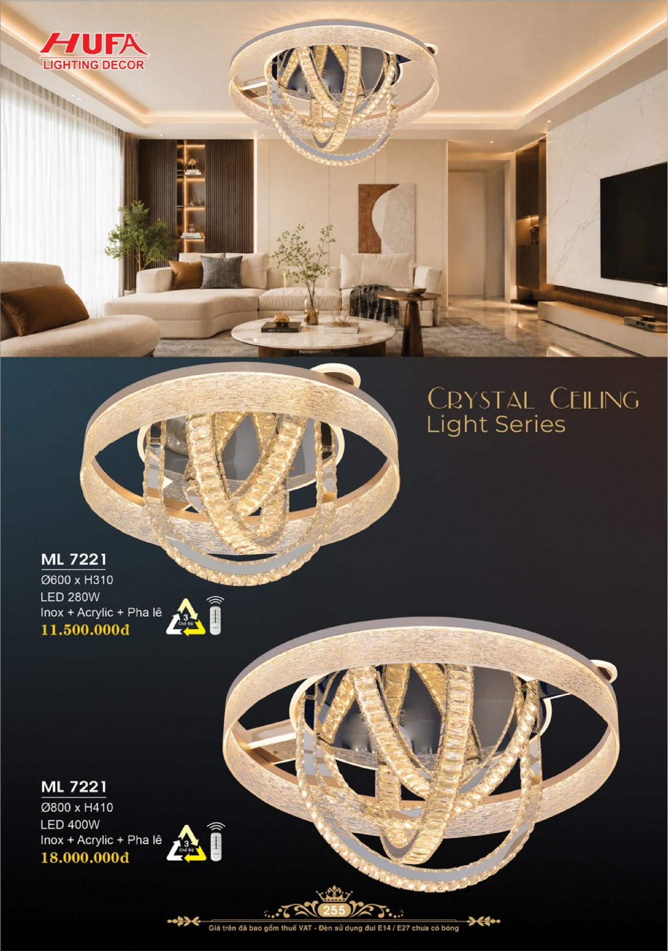 Catalogue ĐÈN TRANG TRÍ HUFA 2026 - Trang 258)