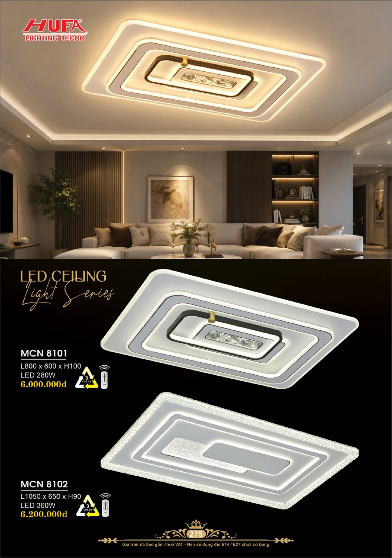 Catalogue ĐÈN TRANG TRÍ HUFA 2026 - Trang 278)