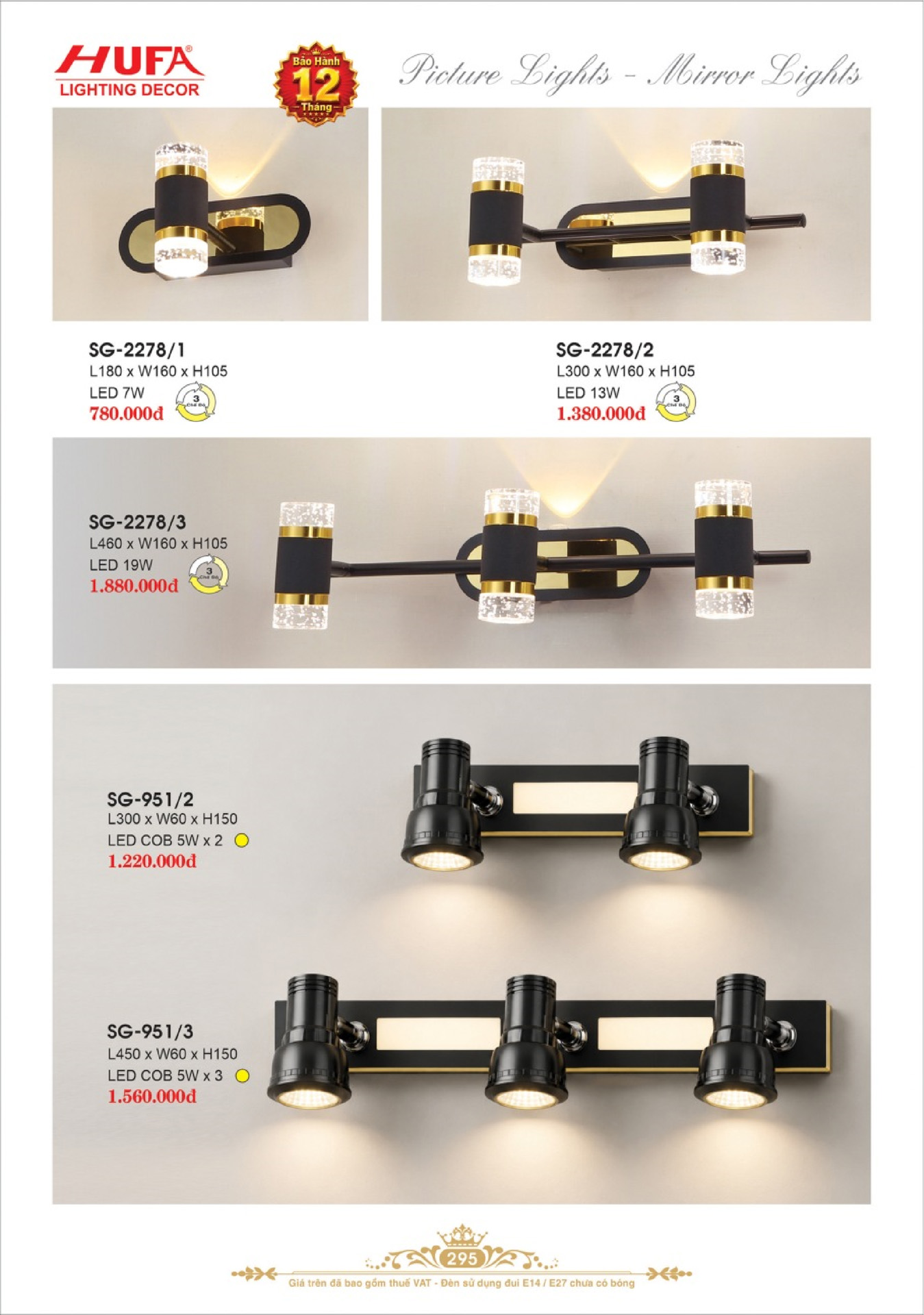 Catalogue ĐÈN TRANG TRÍ HUFA 2026 - Trang 298)
