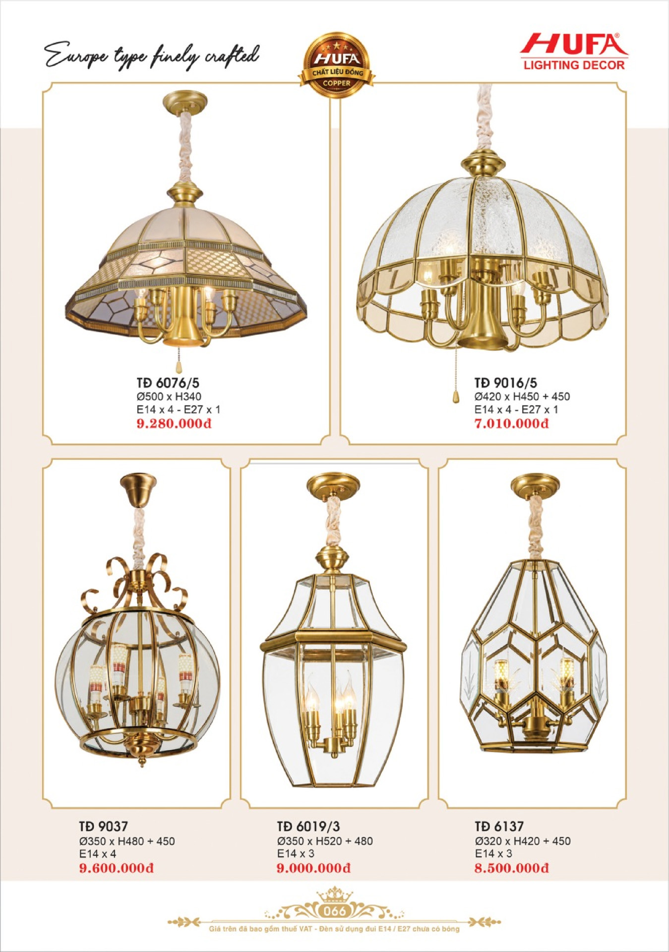 Catalogue ĐÈN TRANG TRÍ HUFA 2026 - Trang 69)