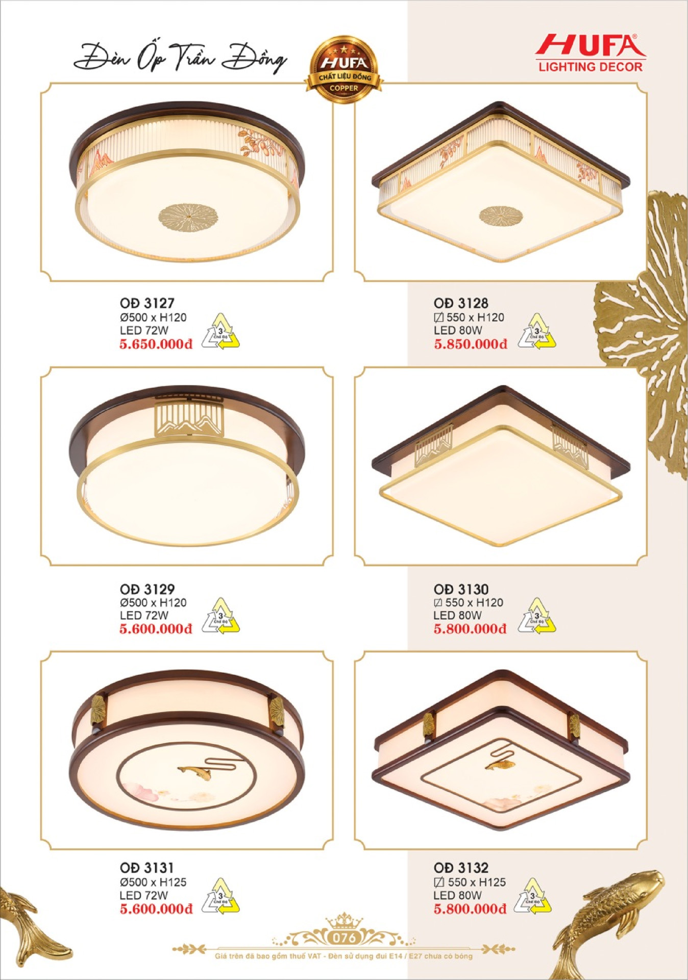Catalogue ĐÈN TRANG TRÍ HUFA 2026 - Trang 79)