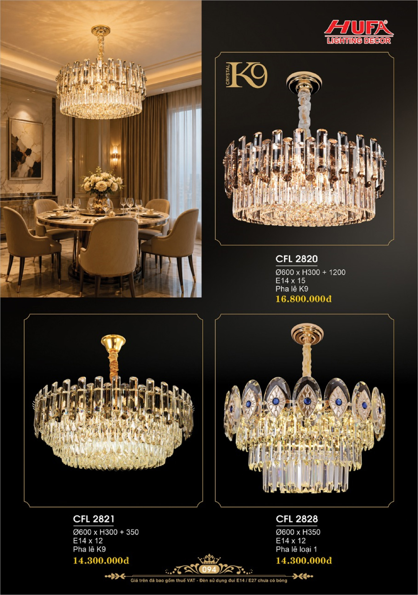 Catalogue ĐÈN TRANG TRÍ HUFA 2026 - Trang 97)