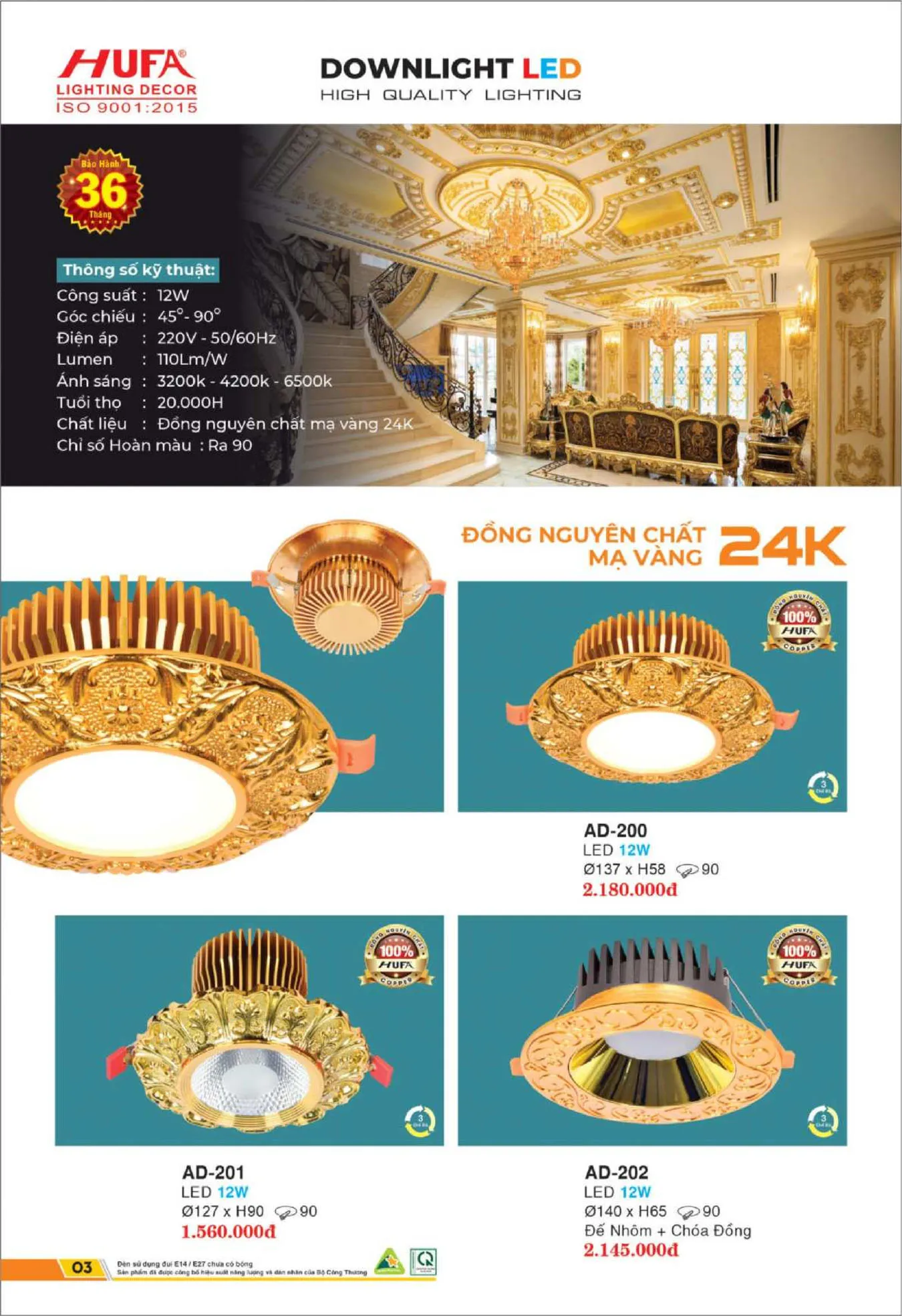 Bảng Giá Đèn Chiếu Sáng LED HUFA 2025 - Trang 4)